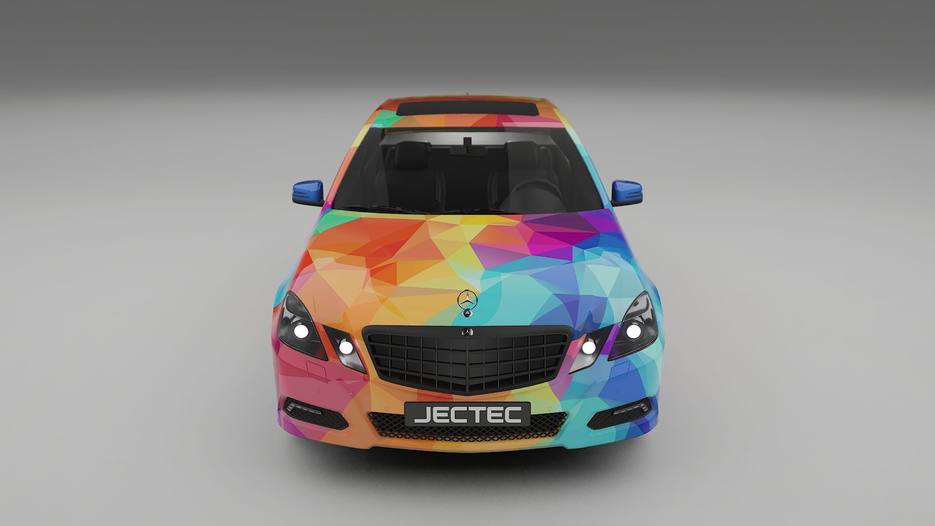 Mercedes E-class Sedan W212 Prefacelift pre-LCI VECTOR VIBE – Kit Wrap PPF Personalizzato in Pellicola Poliuretanica Stampabil