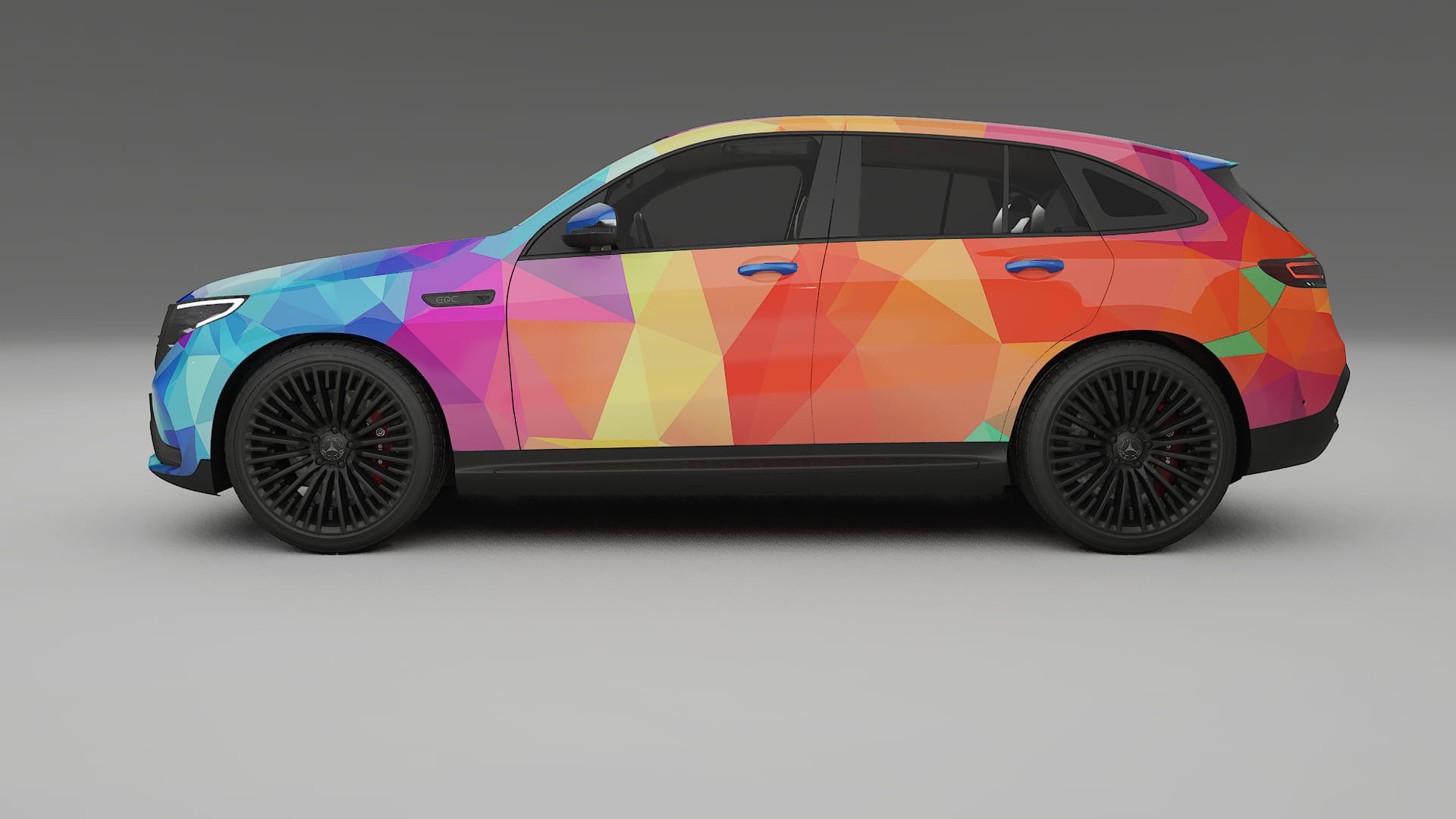 Mercedes EQC AMG VECTOR VIBE – Kit Wrap PPF Personalizzato in Pellicola Poliuretanica Stampabile