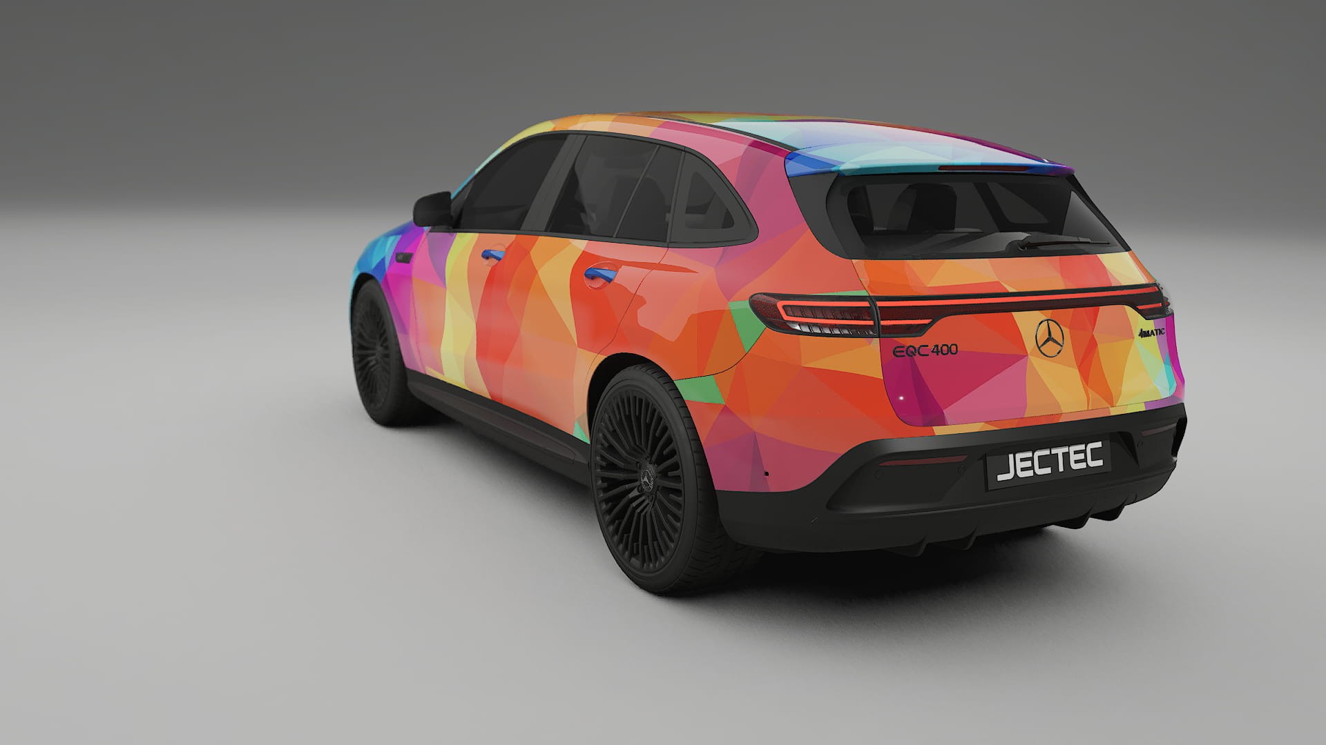 Mercedes EQC AMG VECTOR VIBE – Kit Wrap PPF Personalizzato in Pellicola Poliuretanica Stampabile