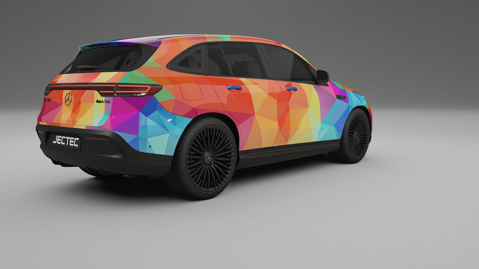 Mercedes EQC AMG VECTOR VIBE – Kit Wrap PPF Personalizzato in Pellicola Poliuretanica Stampabile