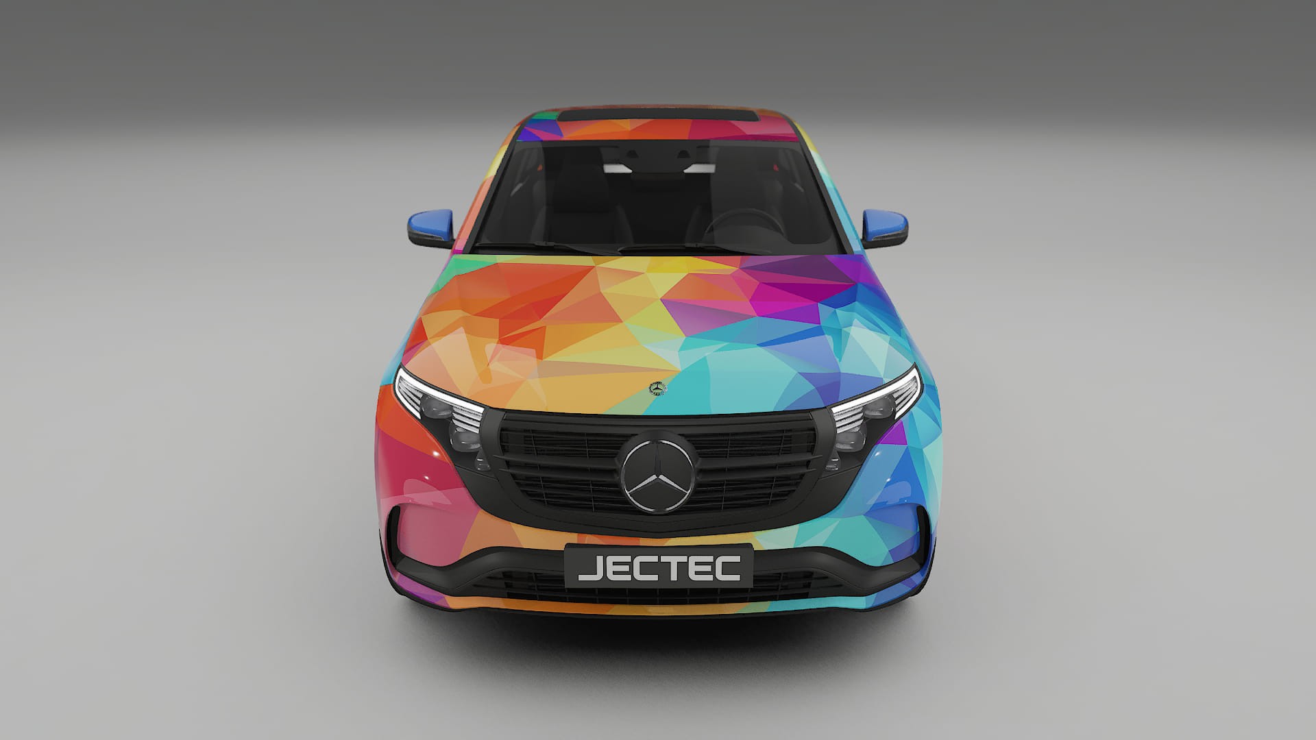 Mercedes EQC AMG VECTOR VIBE – Kit Wrap PPF Personalizzato in Pellicola Poliuretanica Stampabile