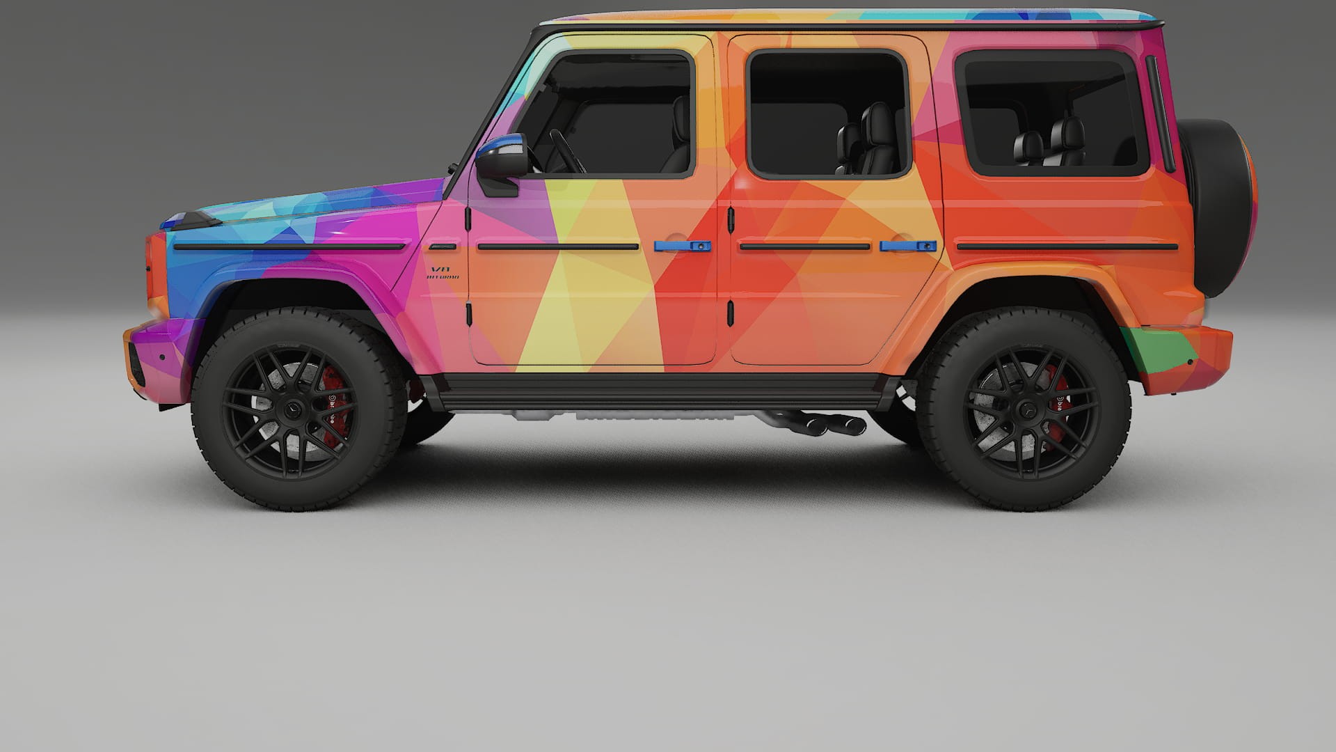 Mercedes G63 AMG W463A VECTOR VIBE – Kit Wrap PPF Personalizzato in Pellicola Poliuretanica Stampabile