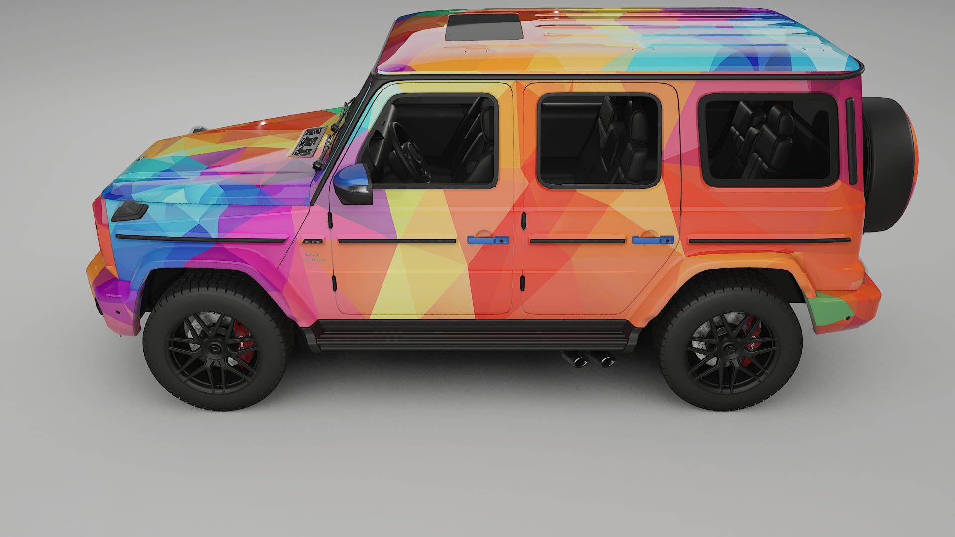 Mercedes G63 AMG W463A VECTOR VIBE – Kit Wrap PPF Personalizzato in Pellicola Poliuretanica Stampabile