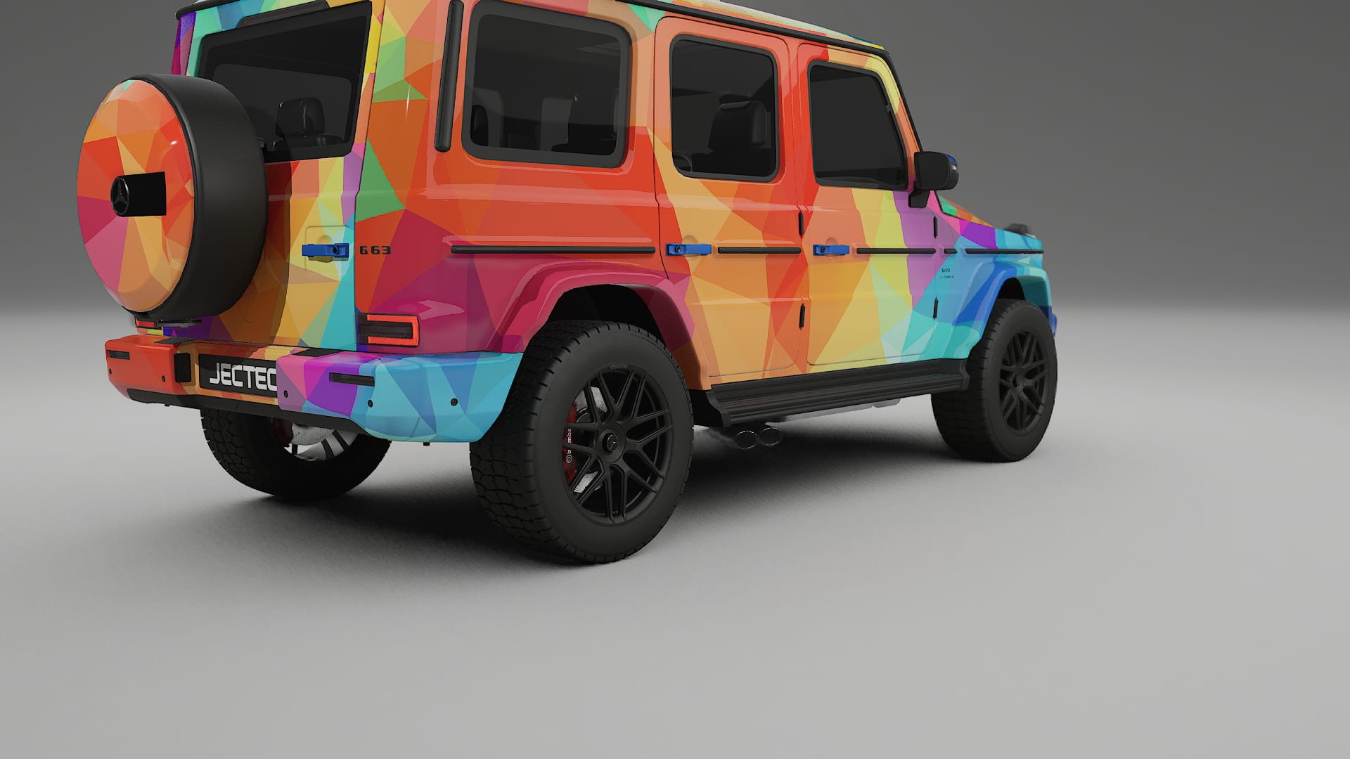Mercedes G63 AMG W463A VECTOR VIBE – Kit Wrap PPF Personalizzato in Pellicola Poliuretanica Stampabile