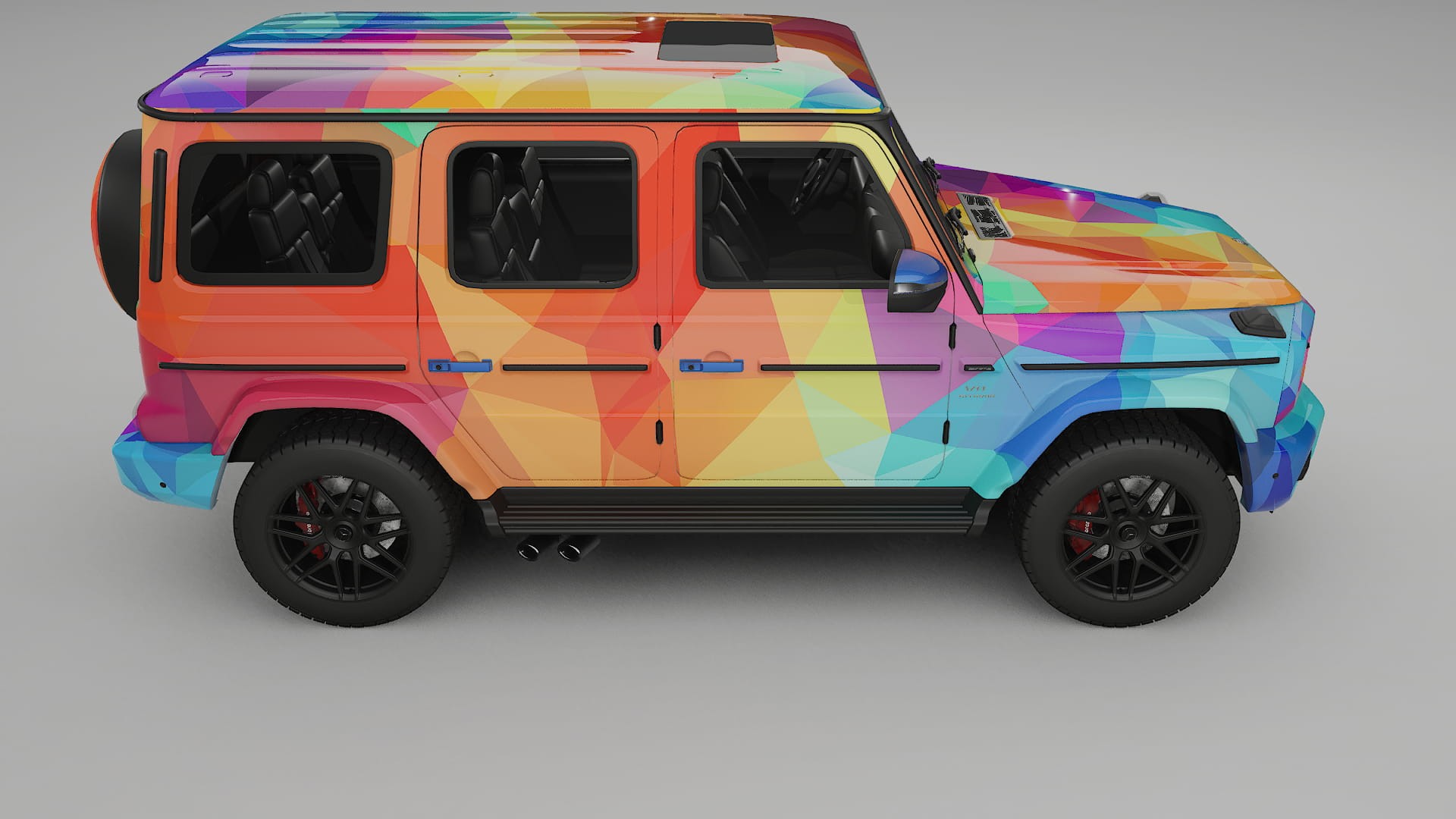 Mercedes G63 AMG W463A VECTOR VIBE – Kit Wrap PPF Personalizzato in Pellicola Poliuretanica Stampabile