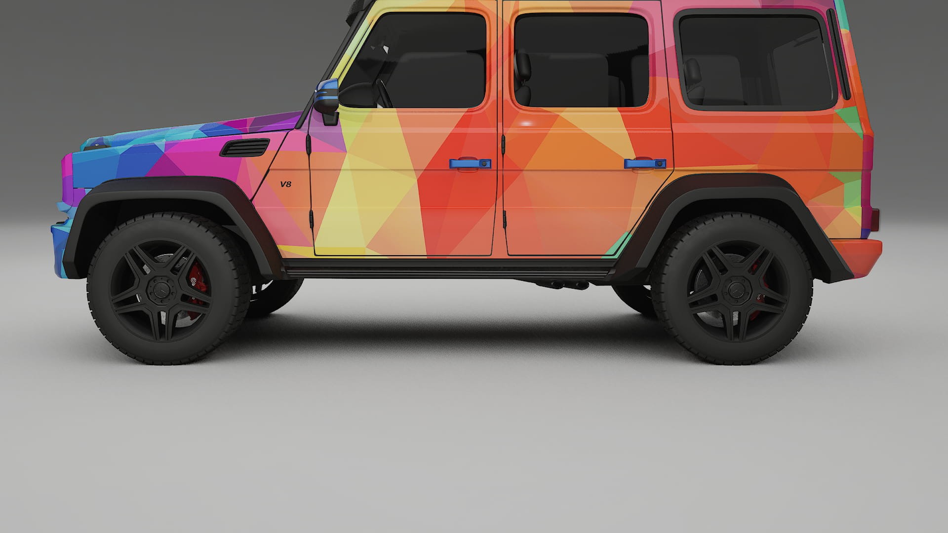 Mercedes G-class 4x4 W463 VECTOR VIBE – Kit Wrap PPF Personalizzato in Pellicola Poliuretanica Stampabile