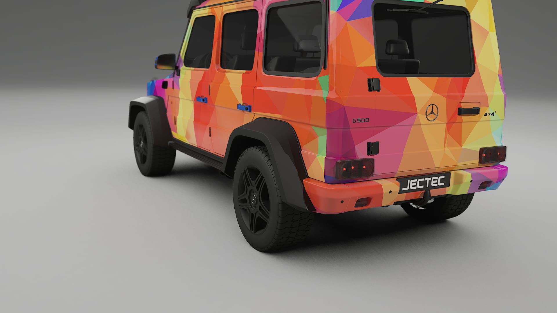 Mercedes G-class 4x4 W463 VECTOR VIBE – Kit Wrap PPF Personalizzato in Pellicola Poliuretanica Stampabile