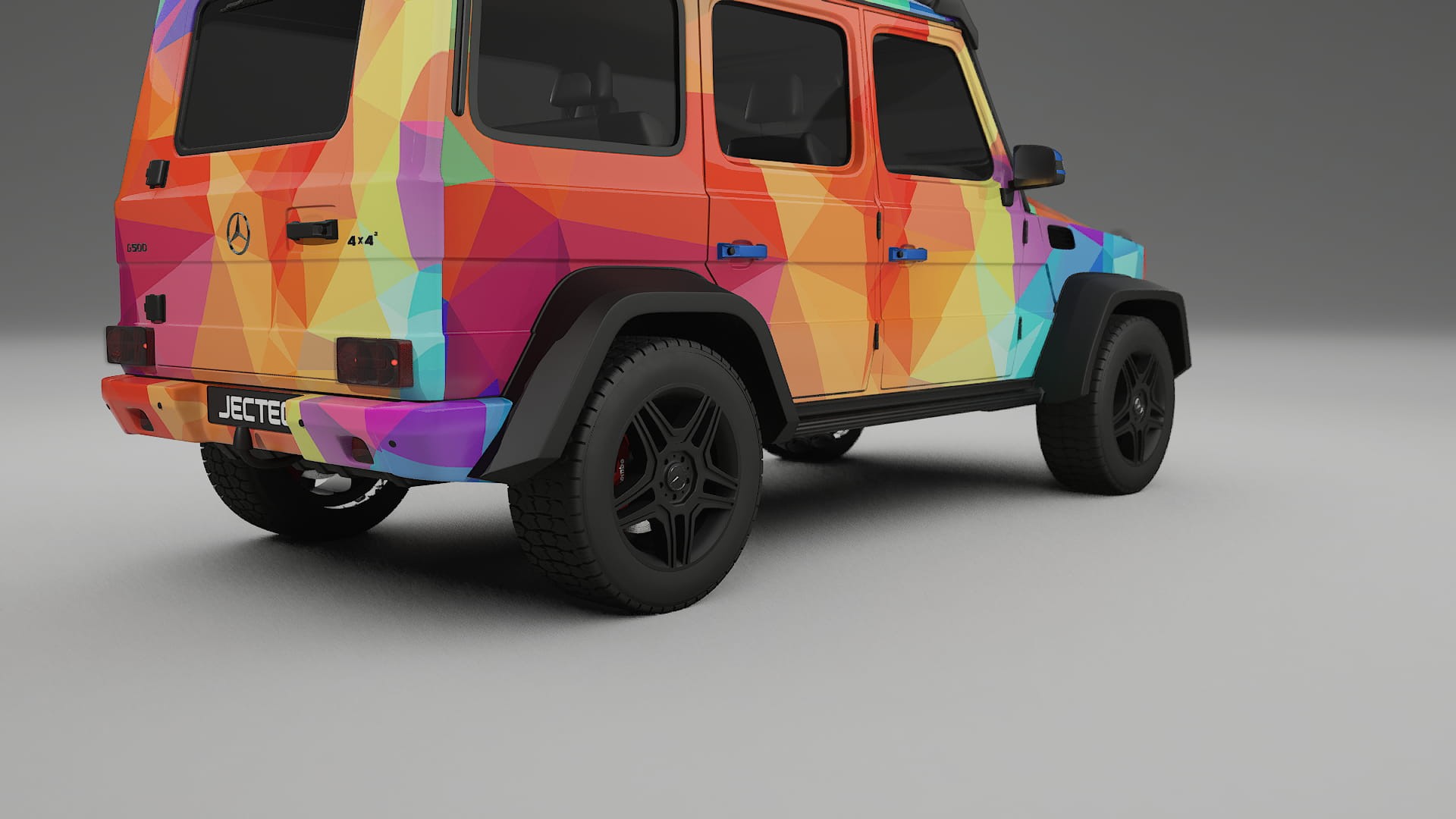 Mercedes G-class 4x4 W463 VECTOR VIBE – Kit Wrap PPF Personalizzato in Pellicola Poliuretanica Stampabile