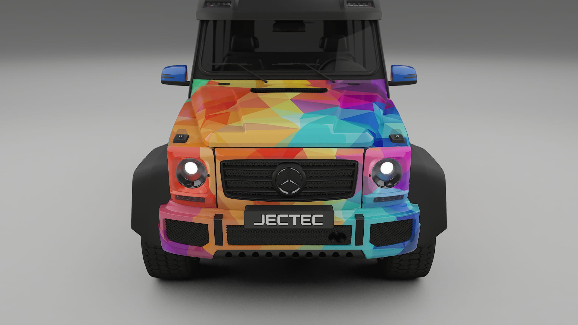 Mercedes G-class 4x4 W463 VECTOR VIBE – Kit Wrap PPF Personalizzato in Pellicola Poliuretanica Stampabile