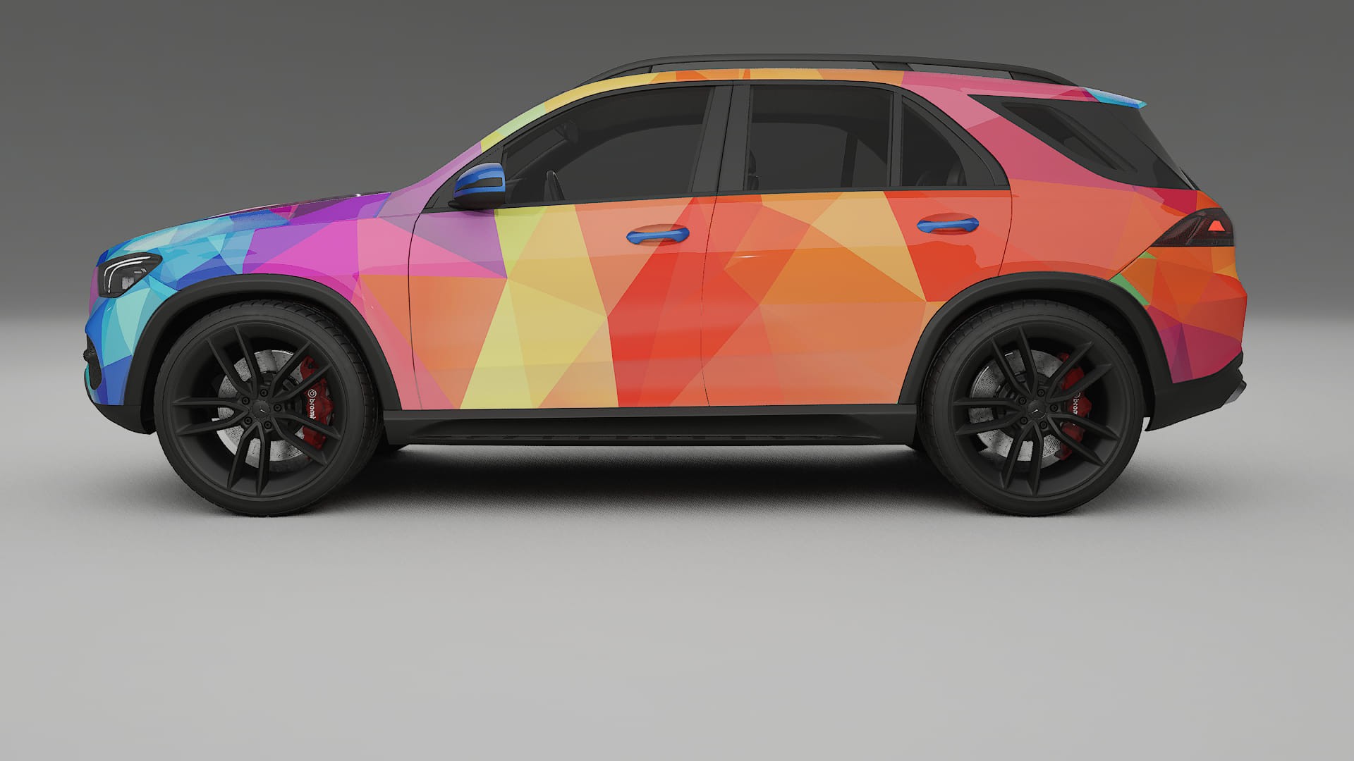Mercedes GLE W167 VECTOR VIBE – Kit Wrap PPF Personalizzato in Pellicola Poliuretanica Stampabile