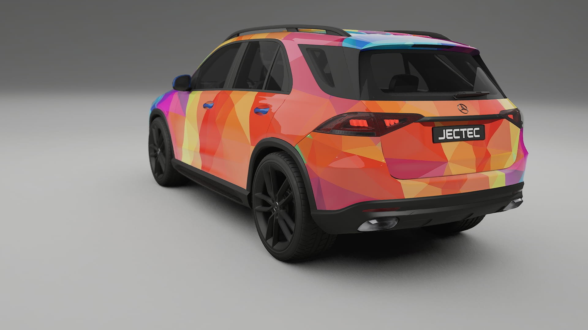 Mercedes GLE W167 VECTOR VIBE – Kit Wrap PPF Personalizzato in Pellicola Poliuretanica Stampabile