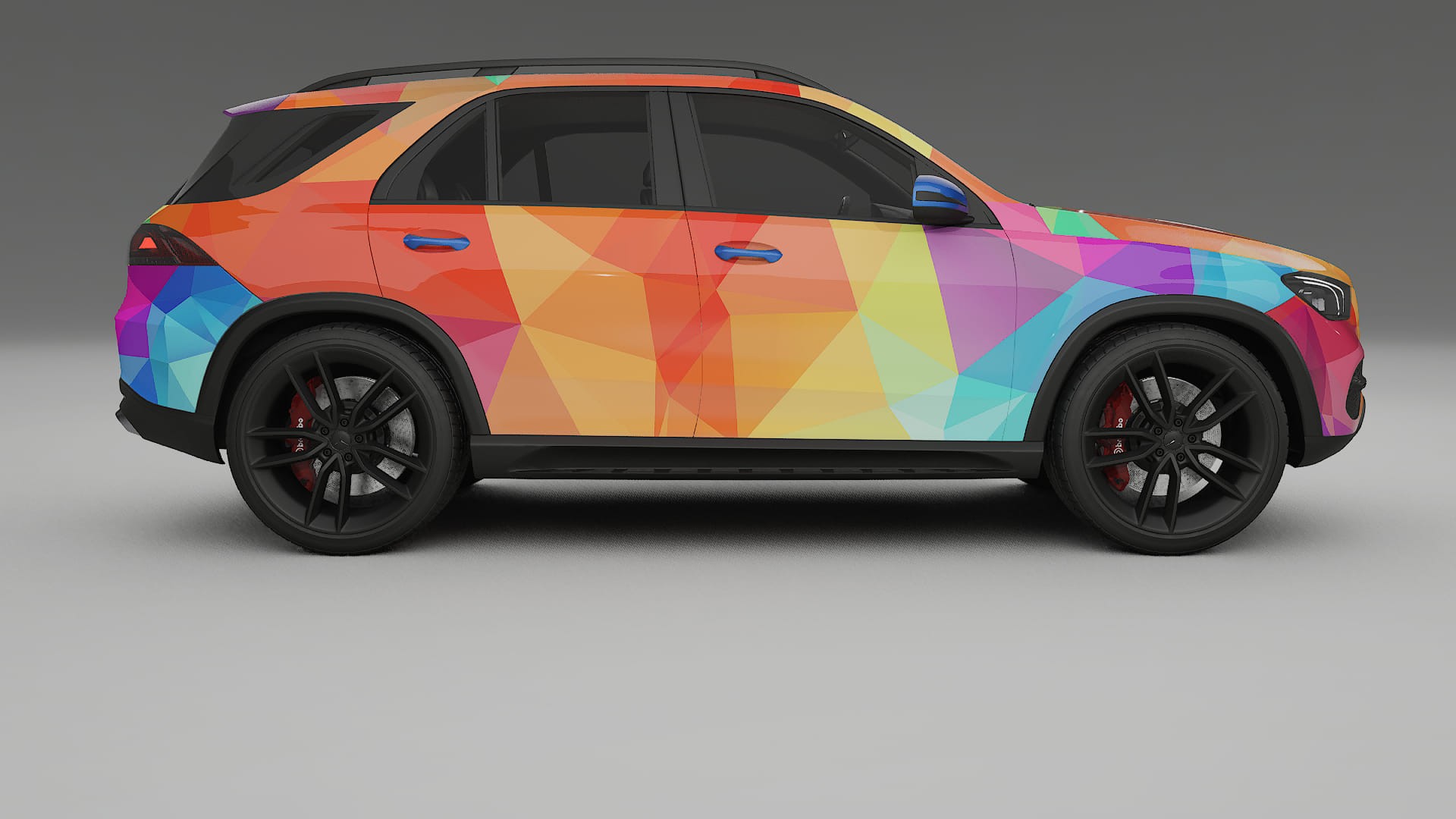 Mercedes GLE W167 VECTOR VIBE – Kit Wrap PPF Personalizzato in Pellicola Poliuretanica Stampabile