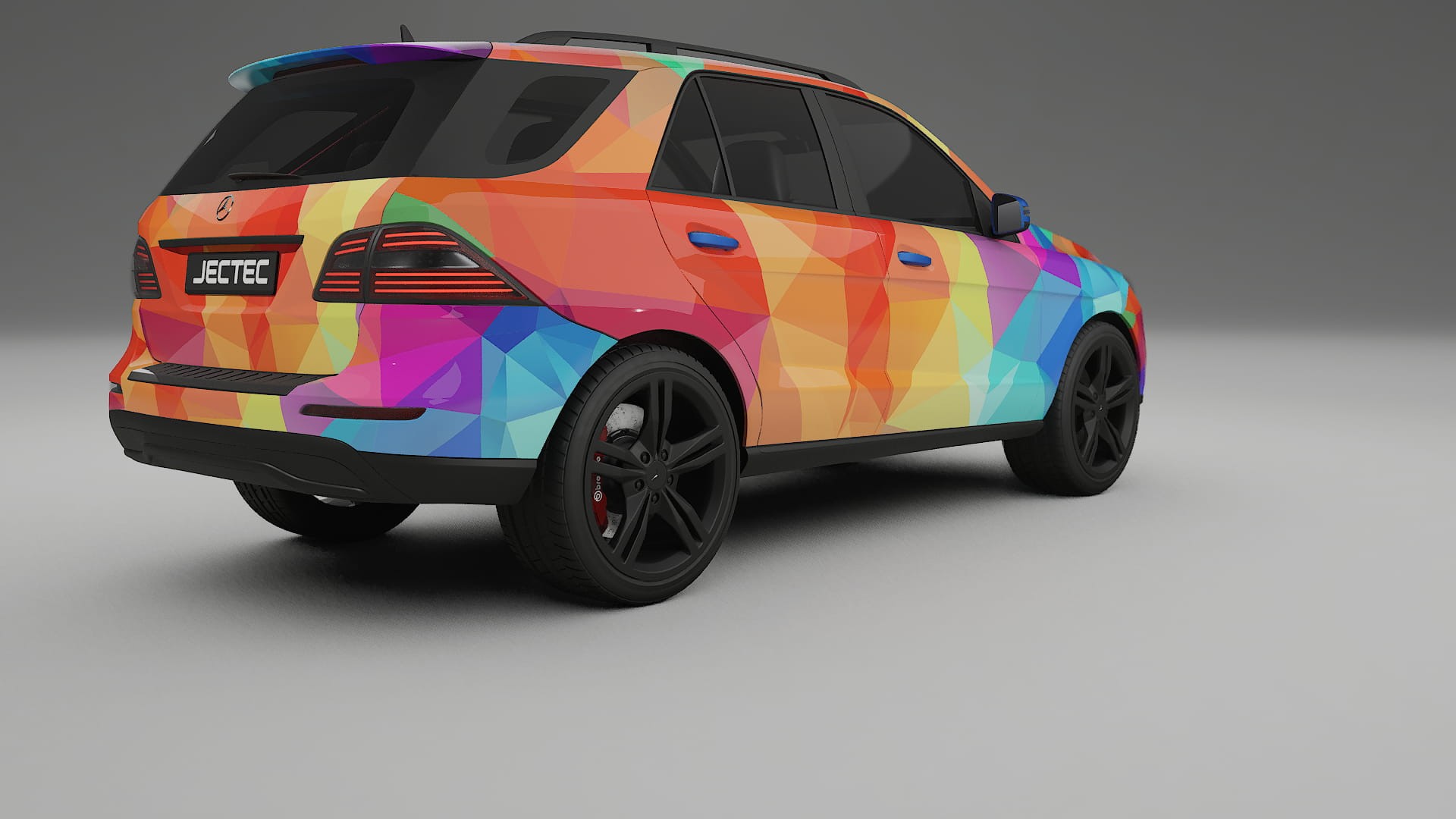 Mercedes M-class W166 VECTOR VIBE – Kit Wrap PPF Personalizzato in Pellicola Poliuretanica Stampabile