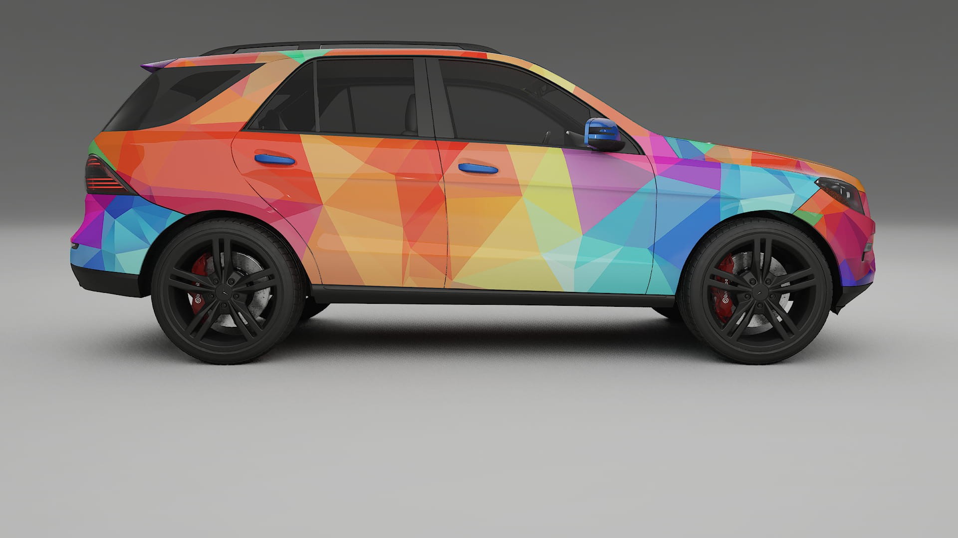 Mercedes M-class W166 VECTOR VIBE – Kit Wrap PPF Personalizzato in Pellicola Poliuretanica Stampabile