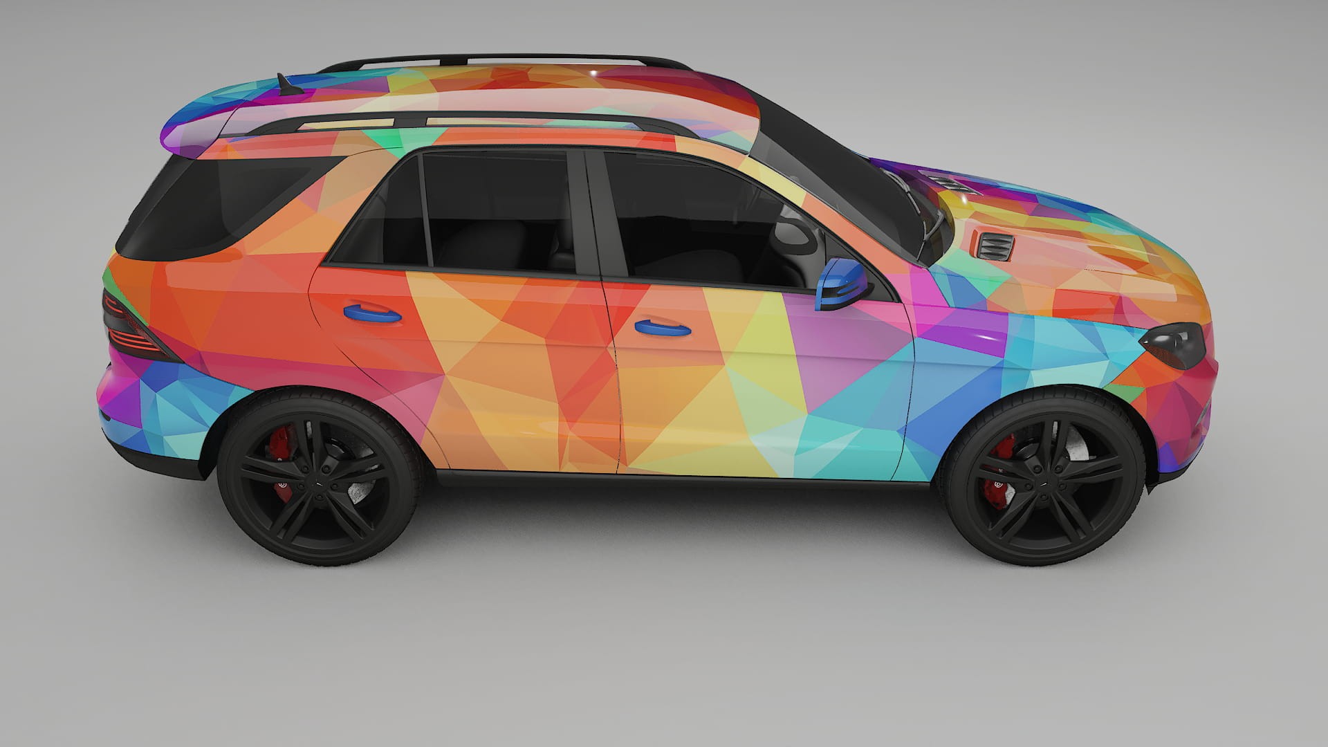 Mercedes M-class W166 VECTOR VIBE – Kit Wrap PPF Personalizzato in Pellicola Poliuretanica Stampabile