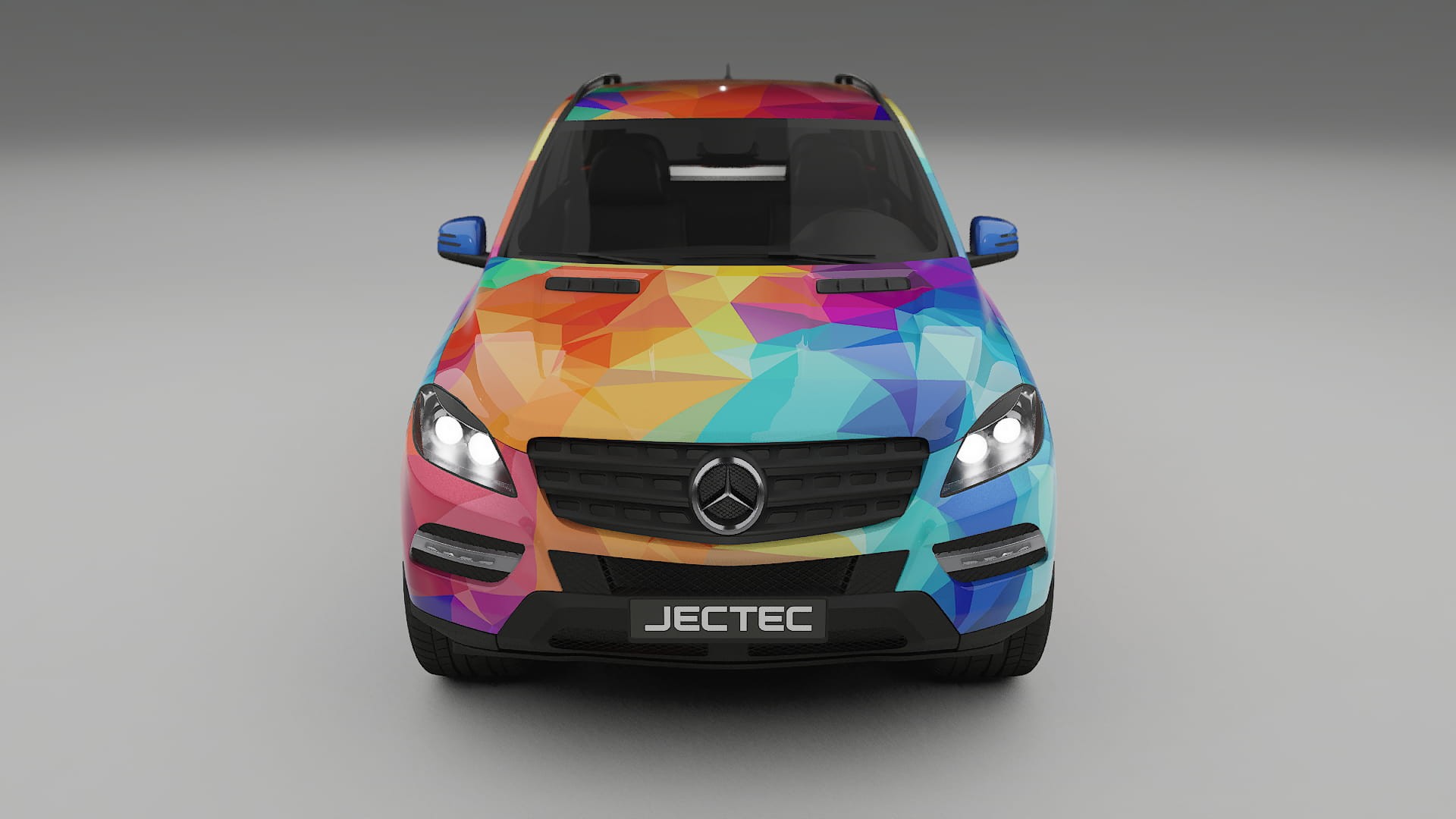 Mercedes M-class W166 VECTOR VIBE – Kit Wrap PPF Personalizzato in Pellicola Poliuretanica Stampabile