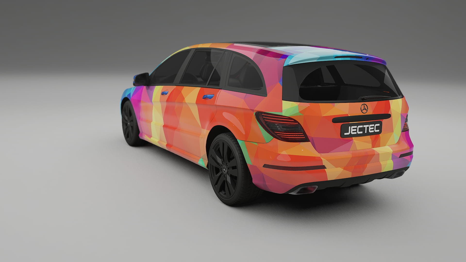 Mercedes R-class W251 facelift LCI VECTOR VIBE – Kit Wrap PPF Personalizzato in Pellicola Poliuretanica Stampabile