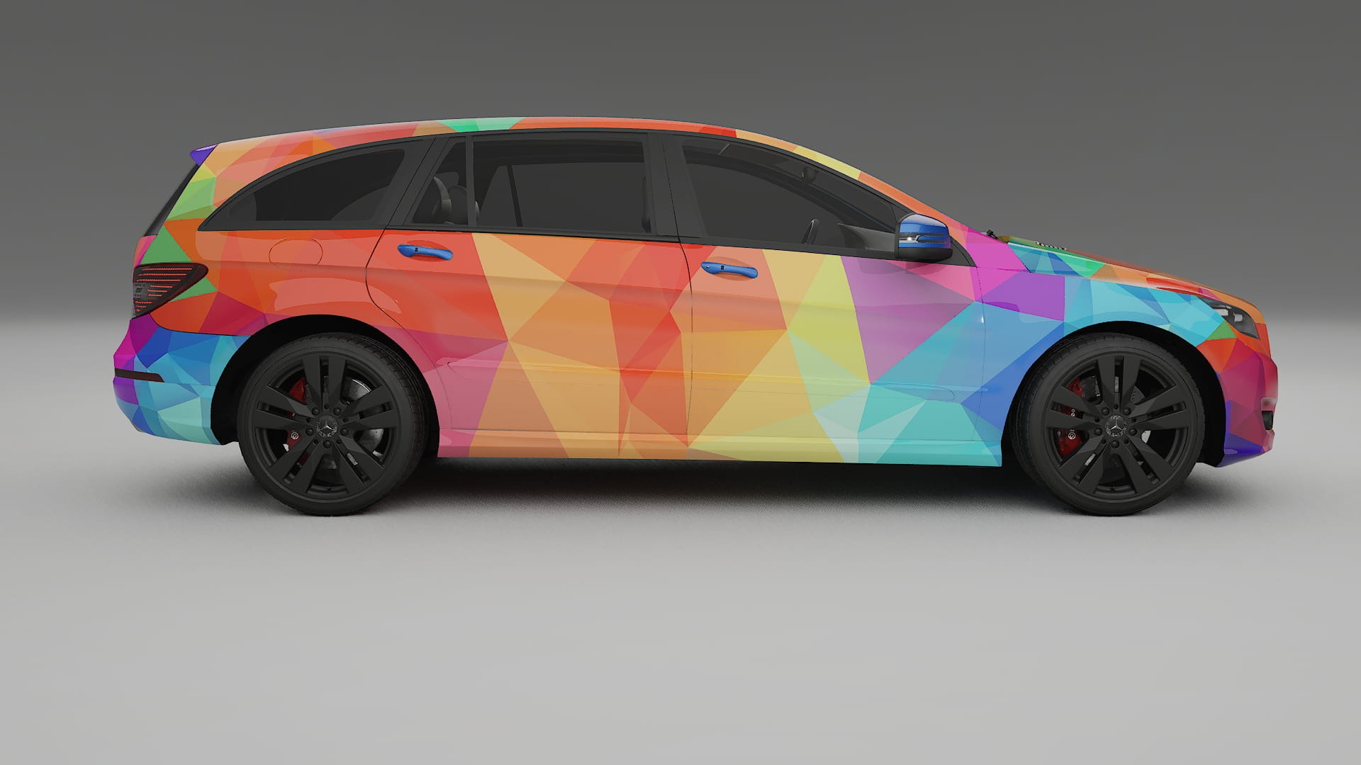 Mercedes R-class W251 facelift LCI VECTOR VIBE – Kit Wrap PPF Personalizzato in Pellicola Poliuretanica Stampabile