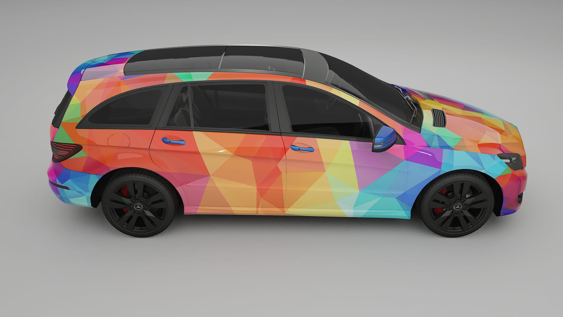 Mercedes R-class W251 facelift LCI VECTOR VIBE – Kit Wrap PPF Personalizzato in Pellicola Poliuretanica Stampabile