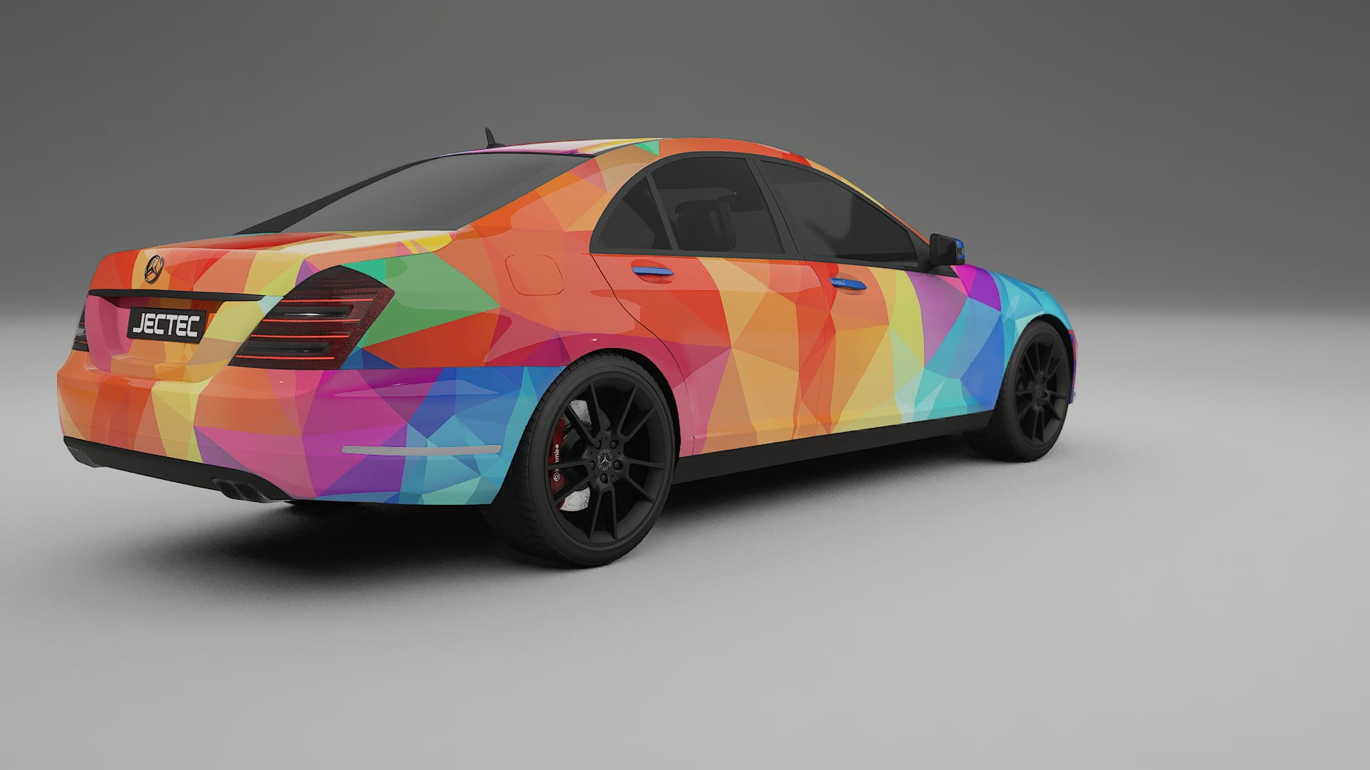 Mercedes S-class W221 facelift LCI VECTOR VIBE – Kit Wrap PPF Personalizzato in Pellicola Poliuretanica Stampabile