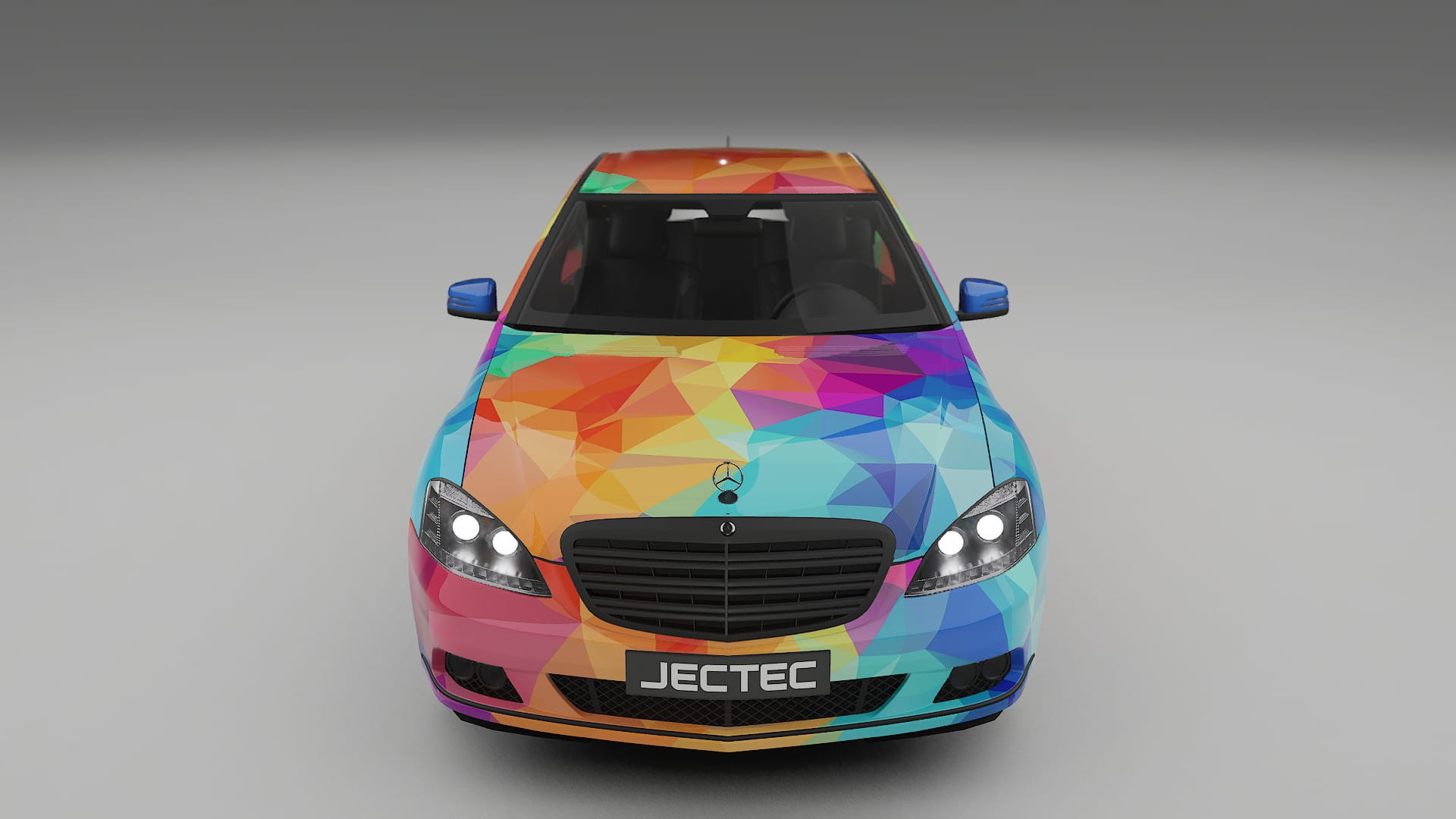 Mercedes S-class W221 facelift LCI VECTOR VIBE – Kit Wrap PPF Personalizzato in Pellicola Poliuretanica Stampabile