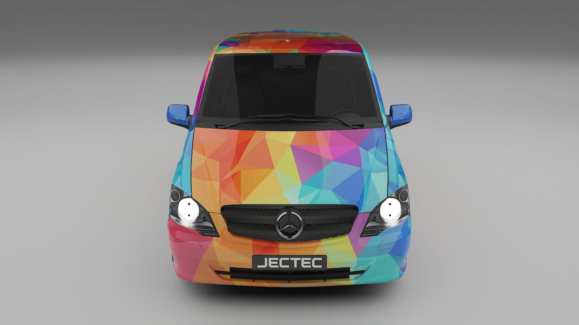 Mercedes Vito Short W639 facelift LCI VECTOR VIBE – Kit Wrap PPF Personalizzato in Pellicola Poliuretanica Stampabile