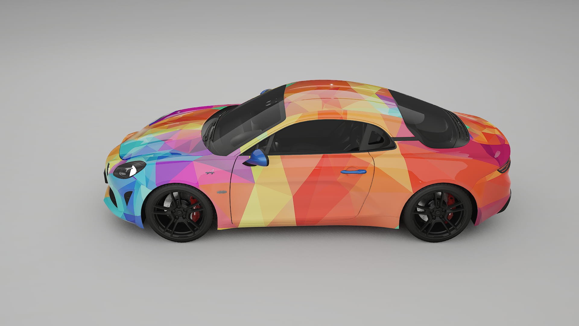Renault Alpine A110 VECTOR VIBE – Kit Wrap PPF Personalizzato in Pellicola Poliuretanica Stampabile