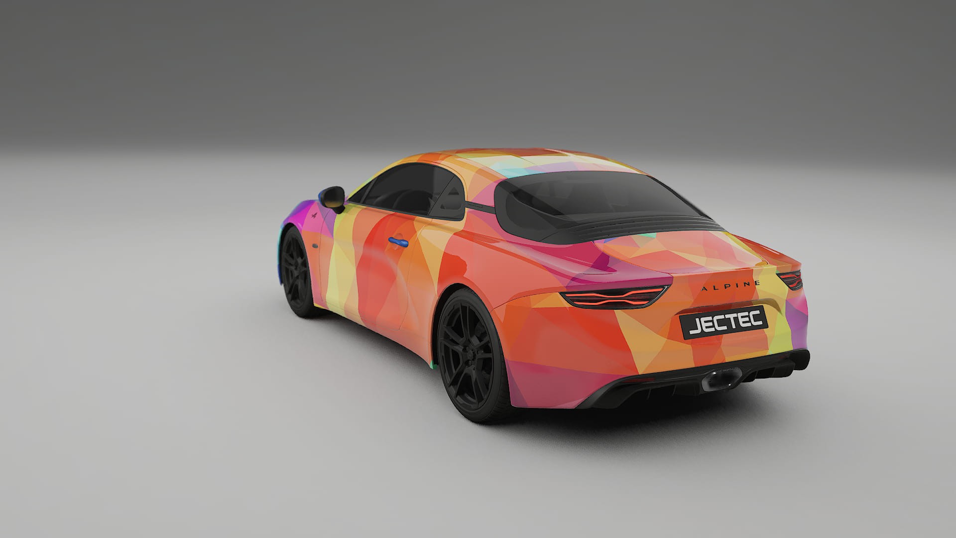 Renault Alpine A110 VECTOR VIBE – Kit Wrap PPF Personalizzato in Pellicola Poliuretanica Stampabile