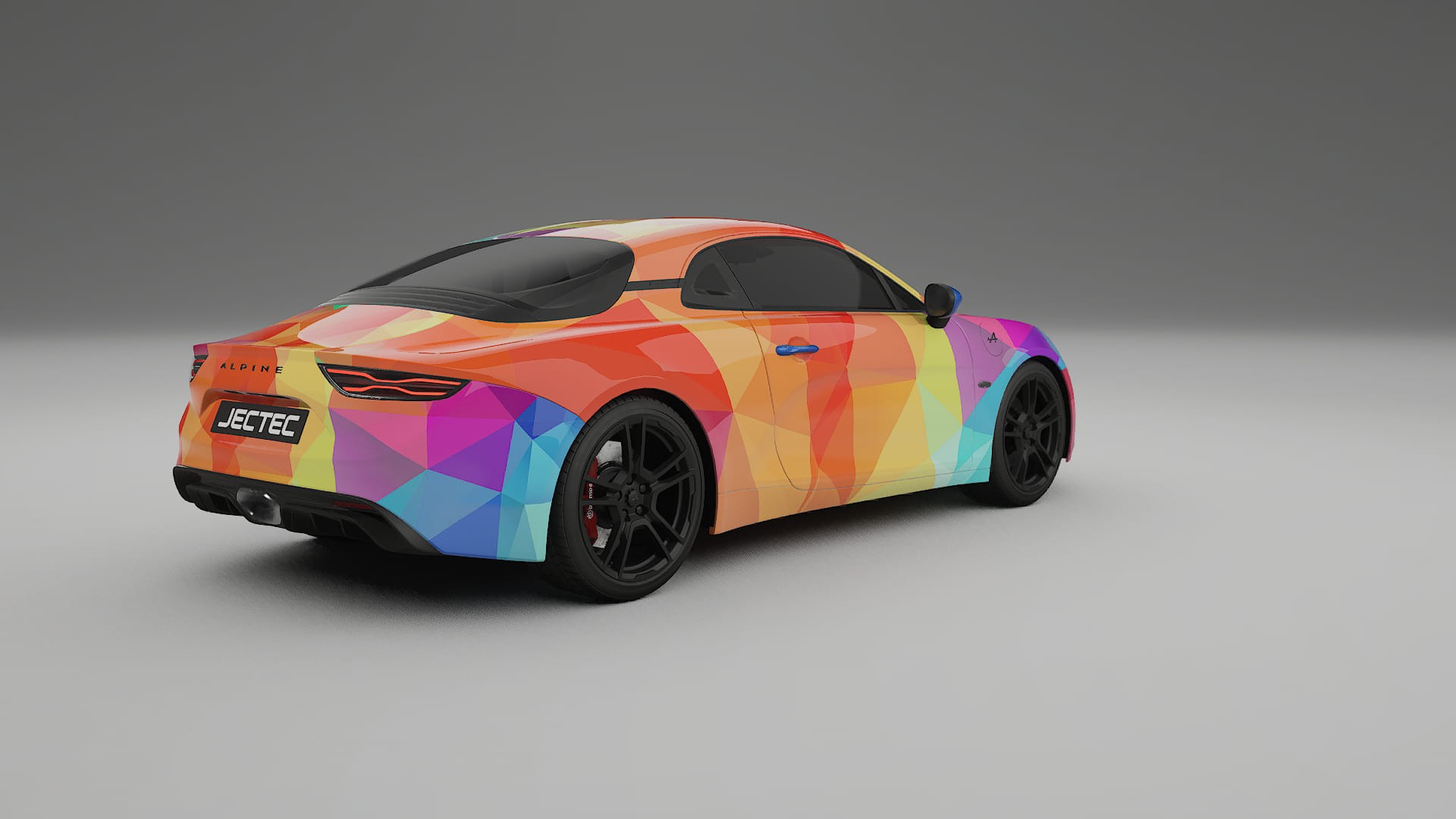 Renault Alpine A110 VECTOR VIBE – Kit Wrap PPF Personalizzato in Pellicola Poliuretanica Stampabile
