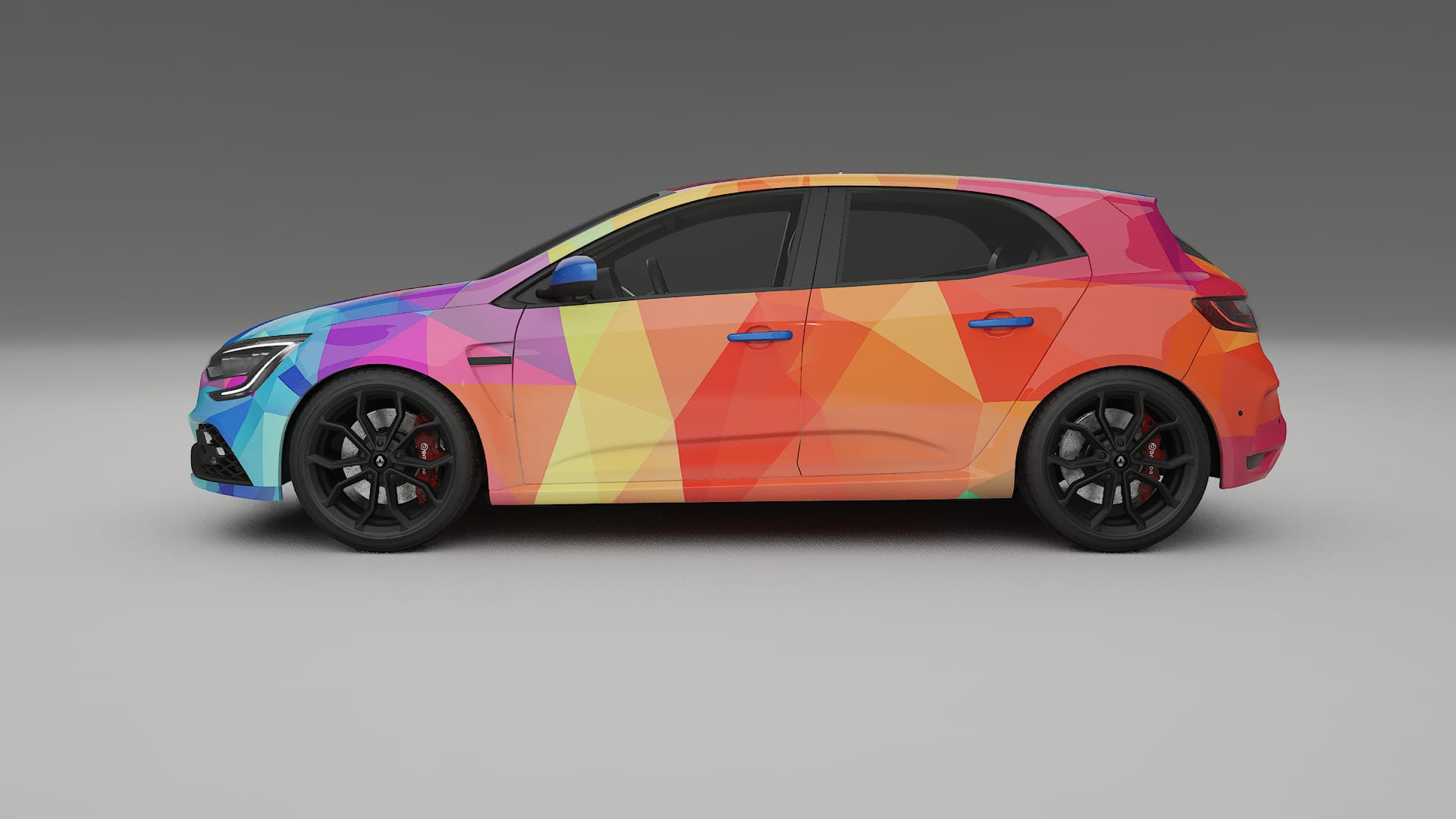 Renault Megane RS IV VECTOR VIBE – Kit Wrap PPF Personalizzato in Pellicola Poliuretanica Stampabile