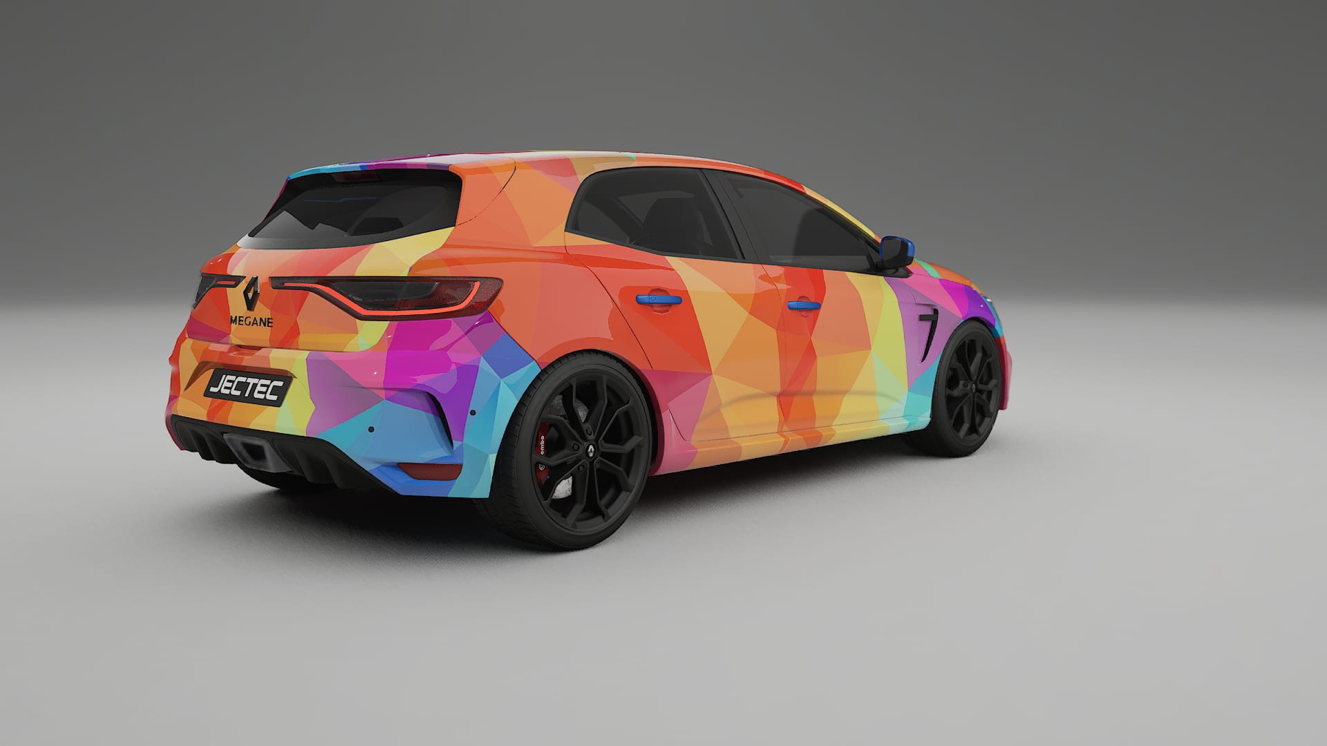 Renault Megane RS IV VECTOR VIBE – Kit Wrap PPF Personalizzato in Pellicola Poliuretanica Stampabile