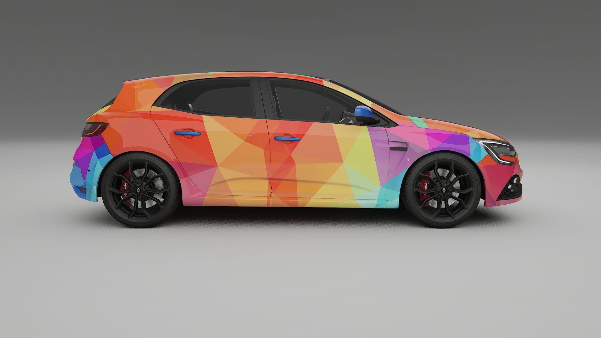 Renault Megane RS IV VECTOR VIBE – Kit Wrap PPF Personalizzato in Pellicola Poliuretanica Stampabile