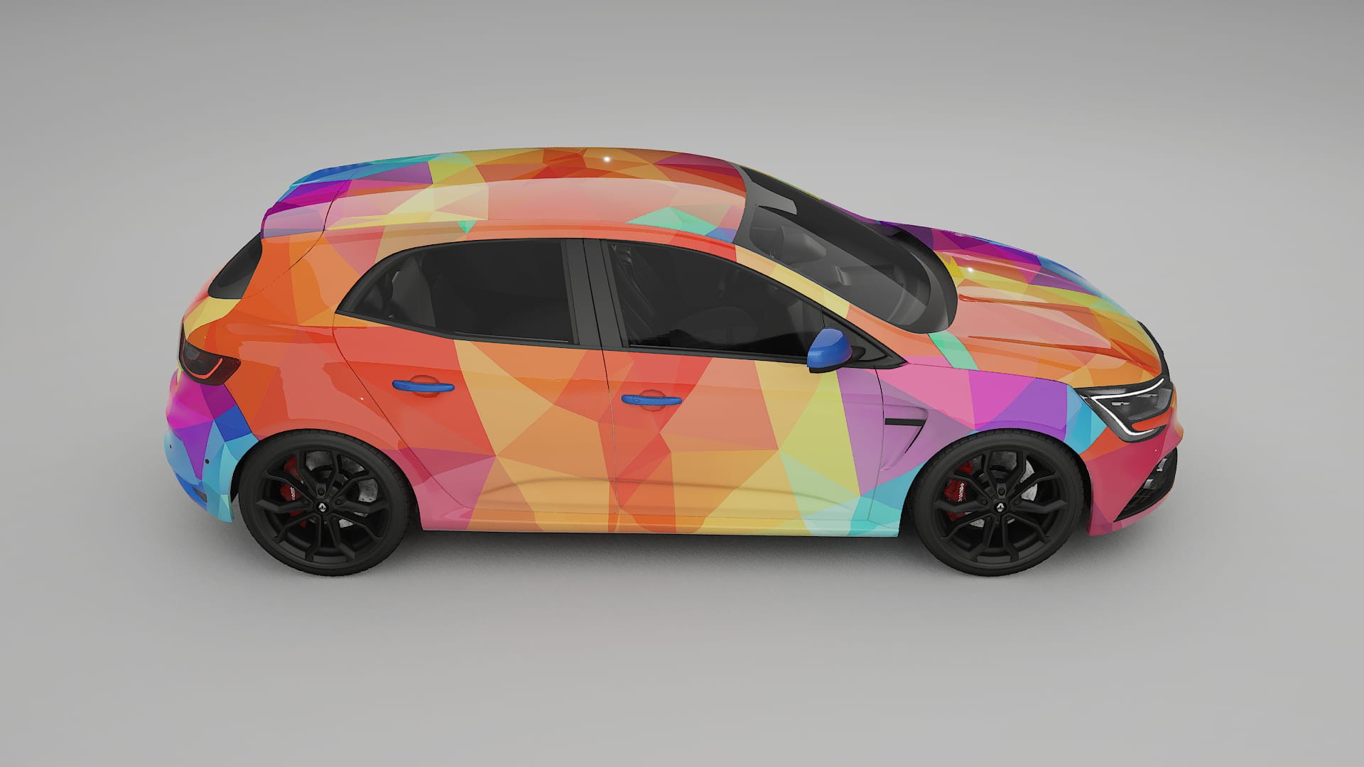Renault Megane RS IV VECTOR VIBE – Kit Wrap PPF Personalizzato in Pellicola Poliuretanica Stampabile