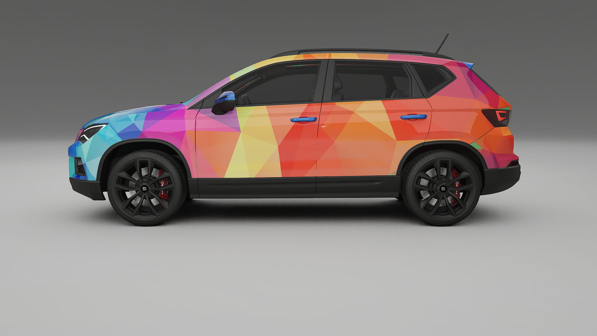 Seat Ateca KH7 VECTOR VIBE – Kit Wrap PPF Personalizzato in Pellicola Poliuretanica Stampabile