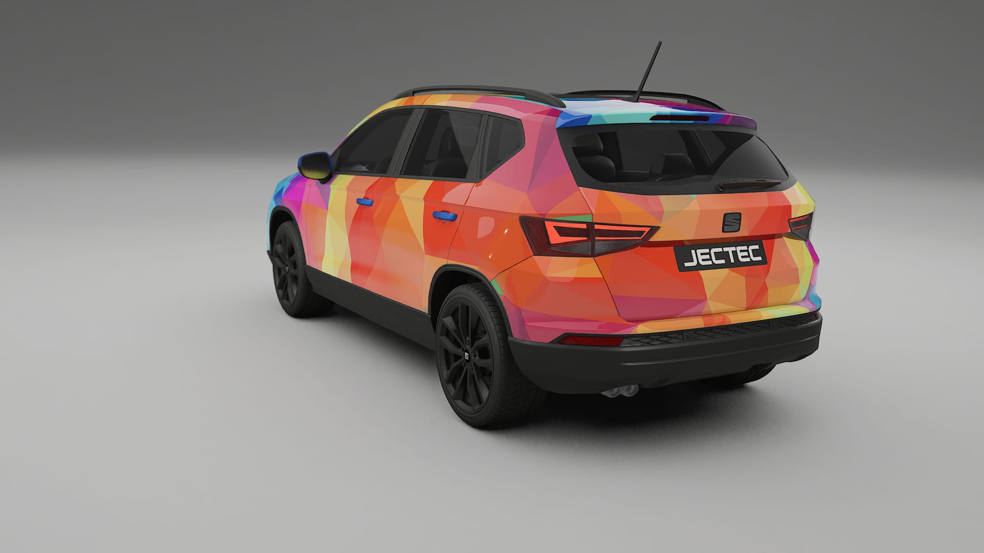 Seat Ateca KH7 VECTOR VIBE – Kit Wrap PPF Personalizzato in Pellicola Poliuretanica Stampabile
