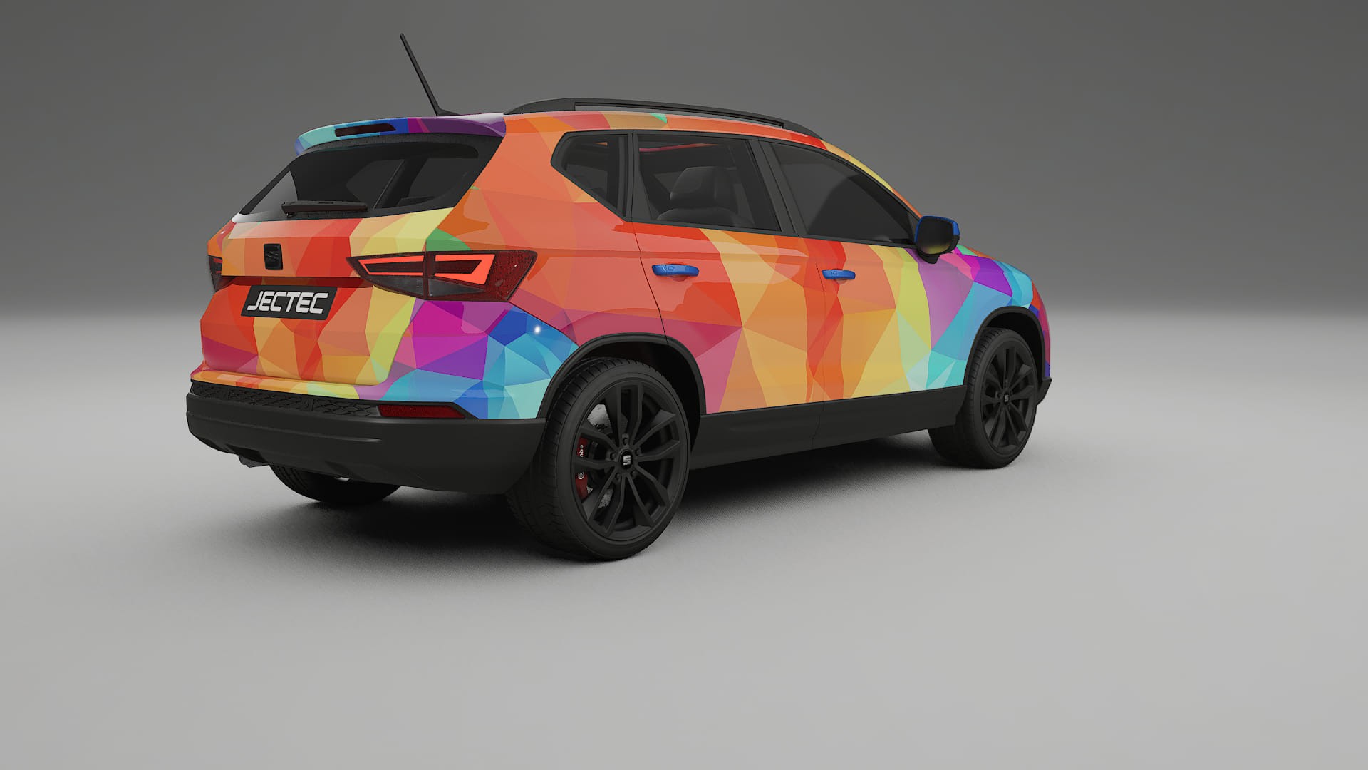 Seat Ateca KH7 VECTOR VIBE – Kit Wrap PPF Personalizzato in Pellicola Poliuretanica Stampabile