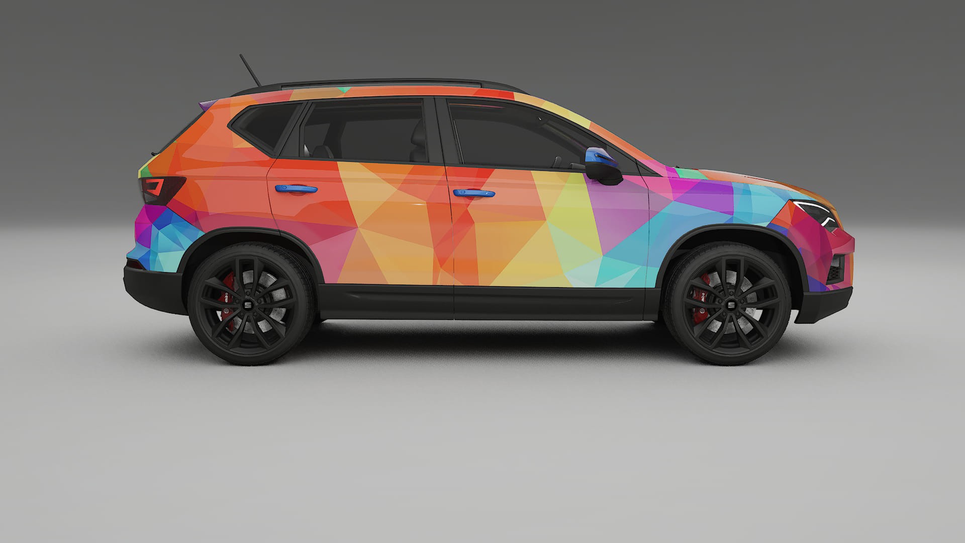 Seat Ateca KH7 VECTOR VIBE – Kit Wrap PPF Personalizzato in Pellicola Poliuretanica Stampabile