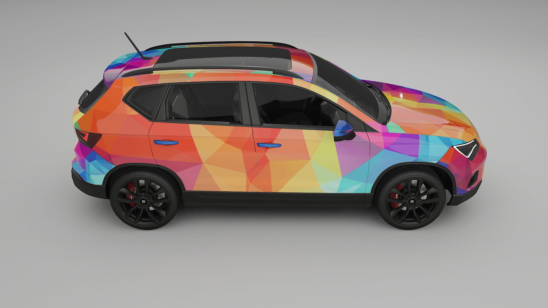 Seat Ateca KH7 VECTOR VIBE – Kit Wrap PPF Personalizzato in Pellicola Poliuretanica Stampabile