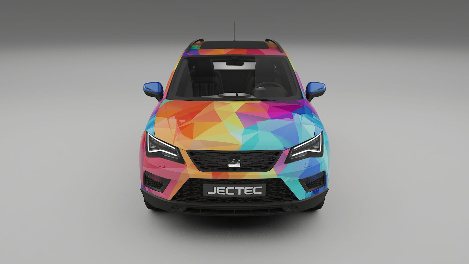 Seat Ateca KH7 VECTOR VIBE – Kit Wrap PPF Personalizzato in Pellicola Poliuretanica Stampabile