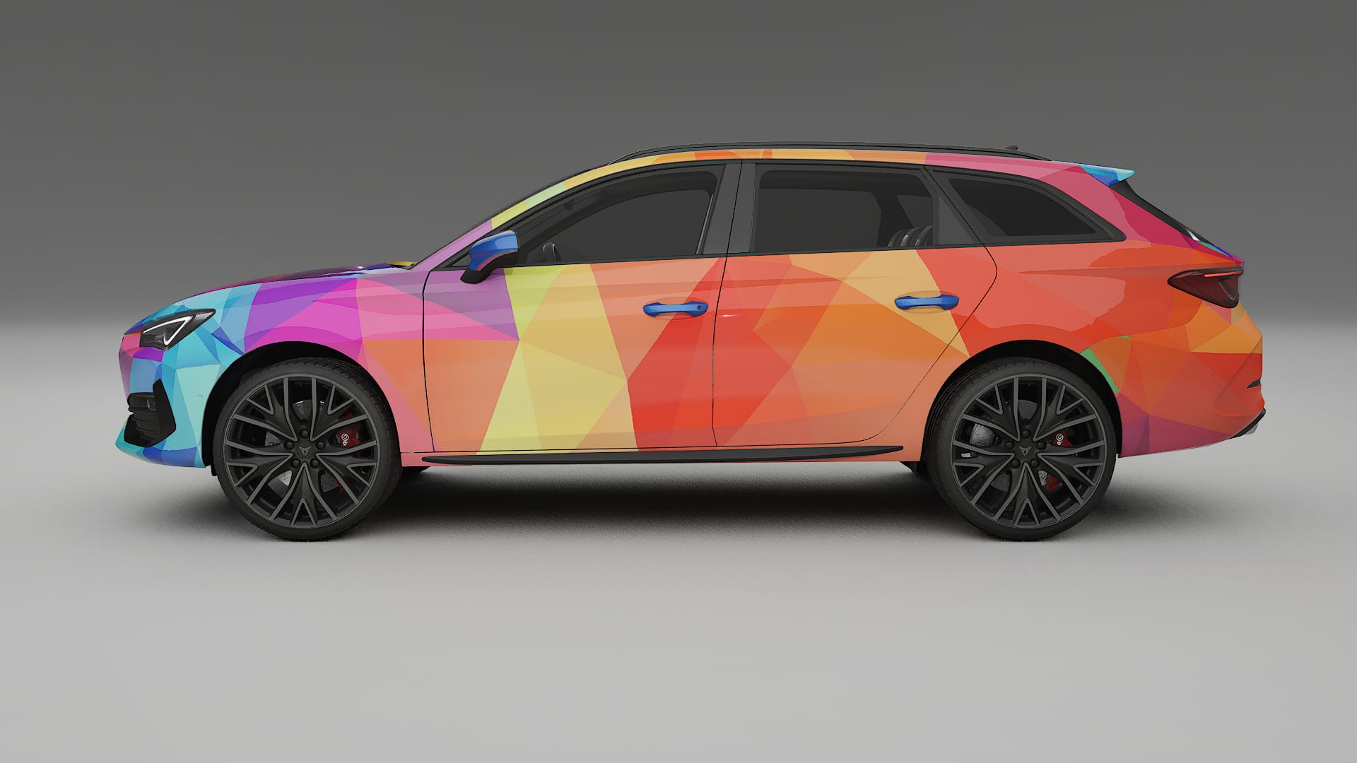 Seat Leon Cupra KL VECTOR VIBE – Kit Wrap PPF Personalizzato in Pellicola Poliuretanica Stampabile
