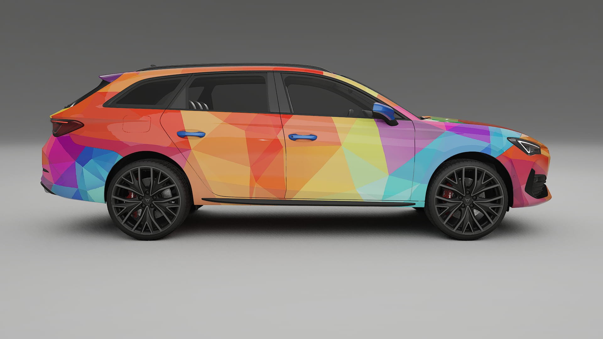 Seat Leon Cupra KL VECTOR VIBE – Kit Wrap PPF Personalizzato in Pellicola Poliuretanica Stampabile