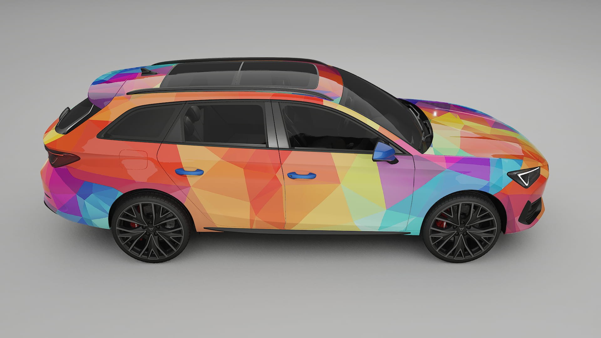 Seat Leon Cupra KL VECTOR VIBE – Kit Wrap PPF Personalizzato in Pellicola Poliuretanica Stampabile