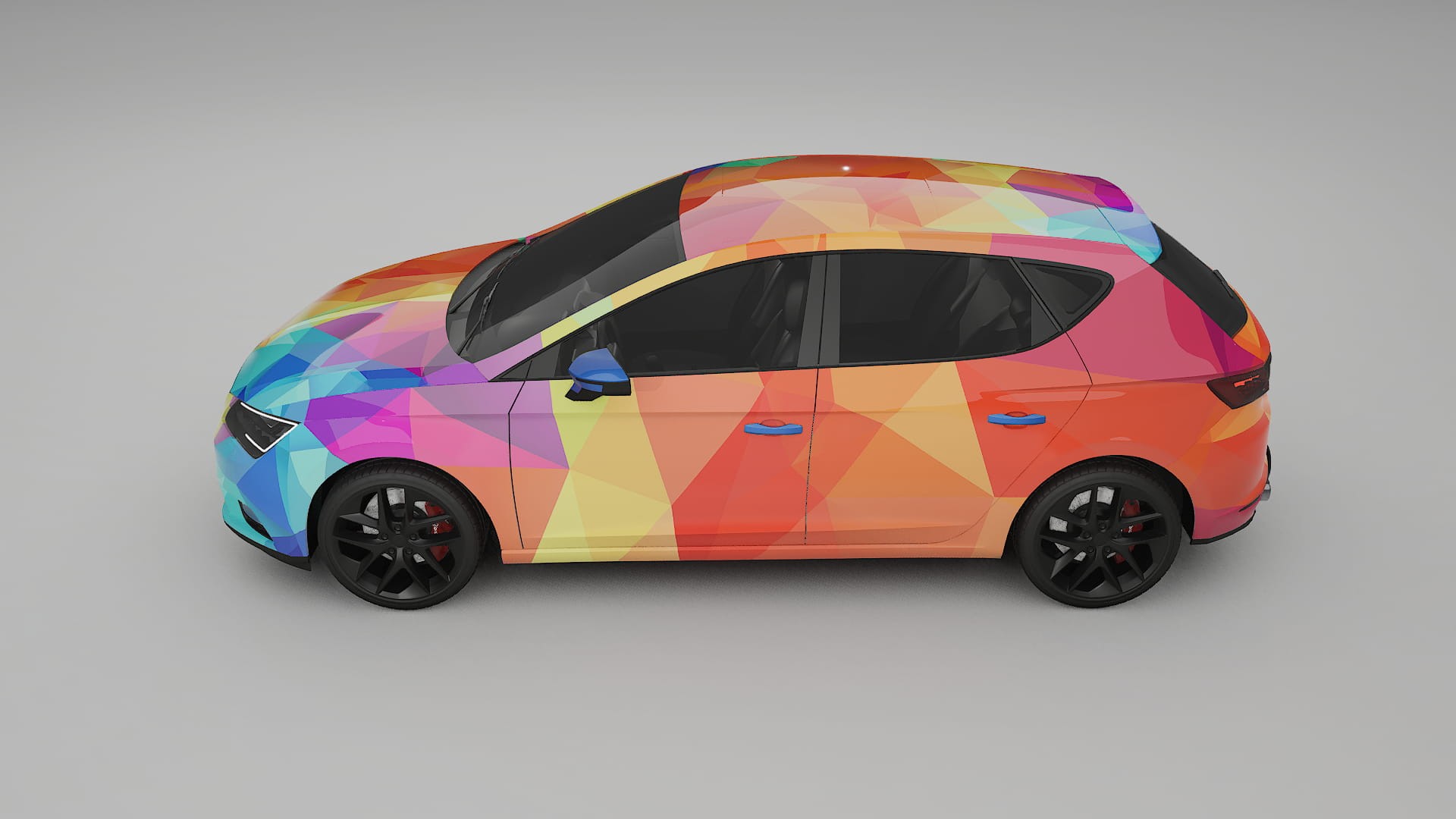 Seat Leon FR 5F VECTOR VIBE – Kit Wrap PPF Personalizzato in Pellicola Poliuretanica Stampabile