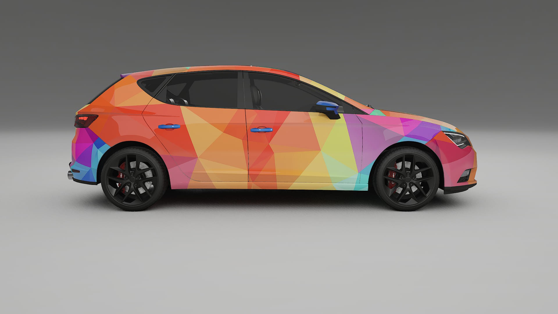 Seat Leon FR 5F VECTOR VIBE – Kit Wrap PPF Personalizzato in Pellicola Poliuretanica Stampabile