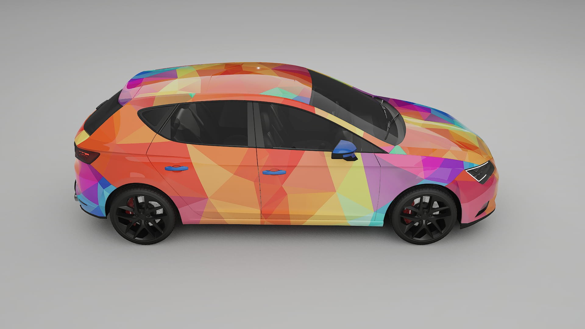 Seat Leon FR 5F VECTOR VIBE – Kit Wrap PPF Personalizzato in Pellicola Poliuretanica Stampabile