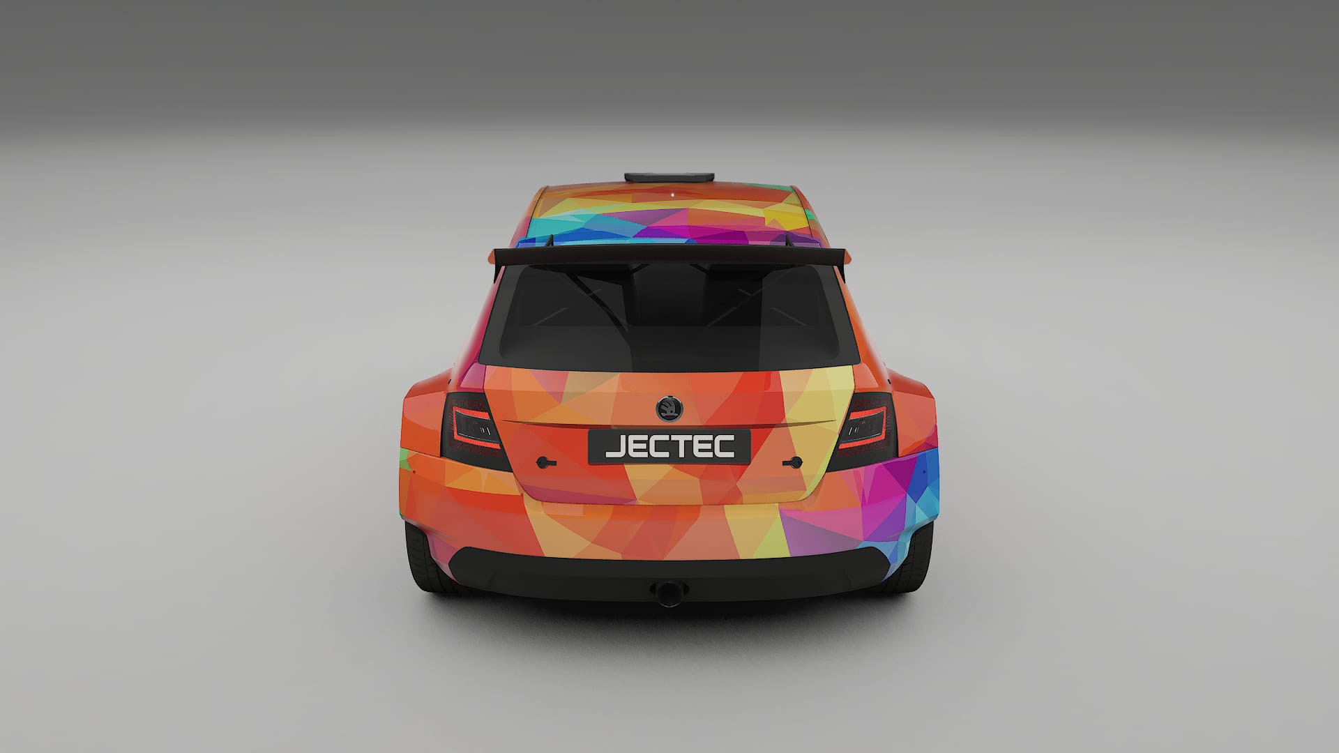 Škoda Fabia R5 6V VECTOR VIBE – Kit Wrap PPF Personalizzato in Pellicola Poliuretanica Stampabile