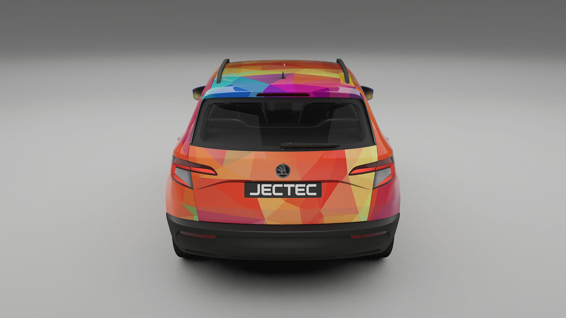Škoda Karoq NU7 VECTOR VIBE – Kit Wrap PPF Personalizzato in Pellicola Poliuretanica Stampabile