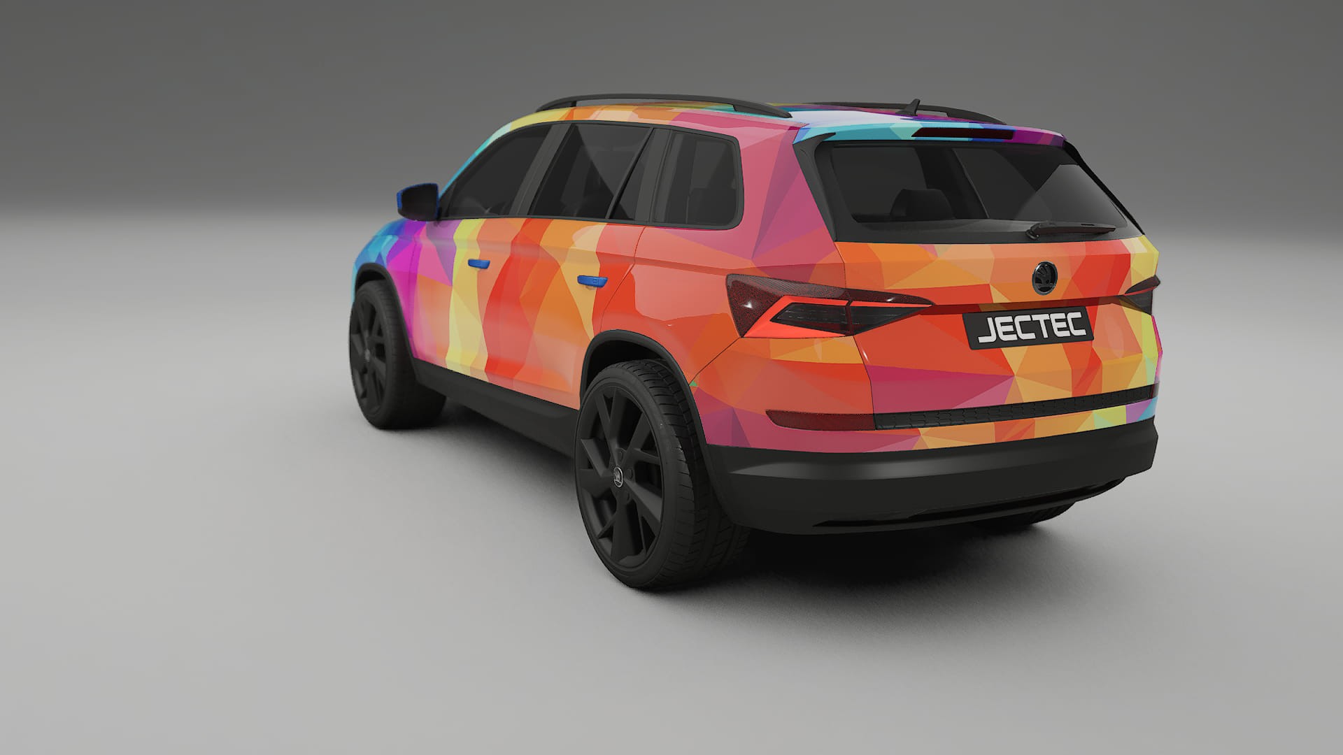 Škoda Kodiaq NS7 VECTOR VIBE – Kit Wrap PPF Personalizzato in Pellicola Poliuretanica Stampabile