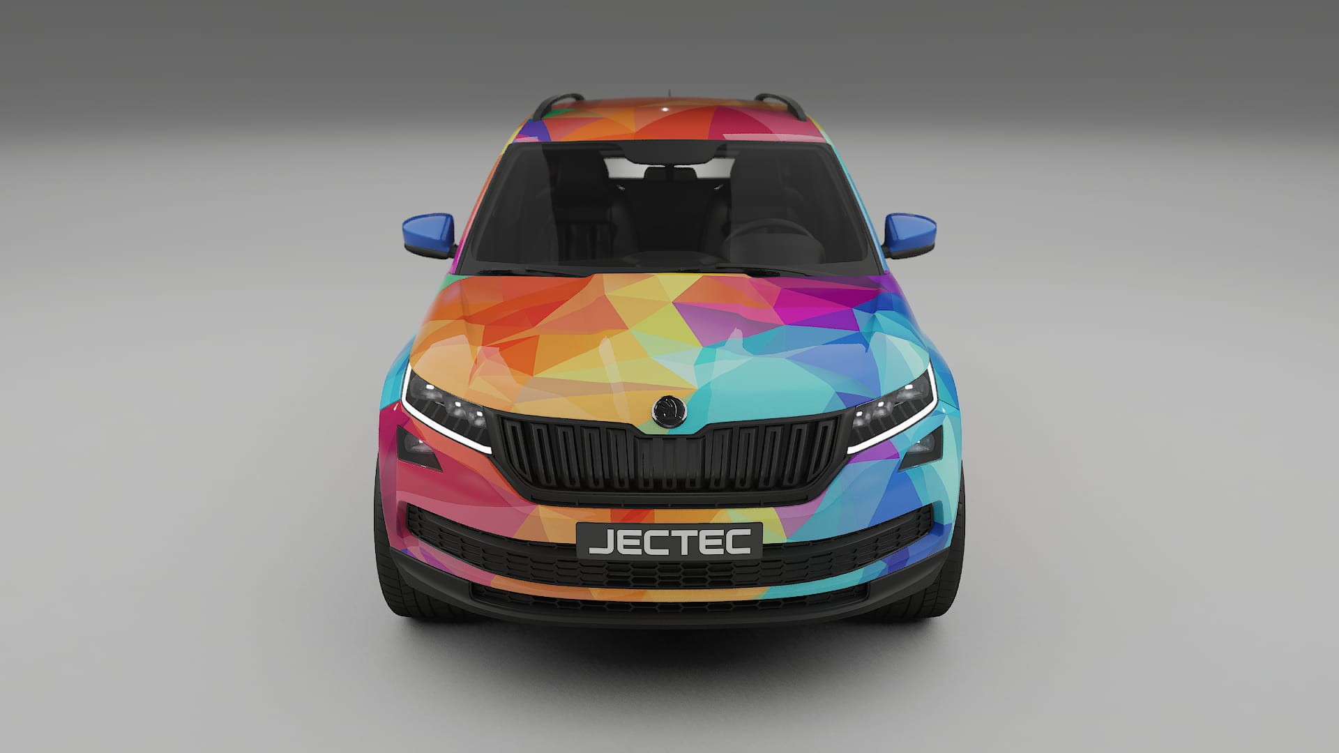 Škoda Kodiaq NS7 VECTOR VIBE – Kit Wrap PPF Personalizzato in Pellicola Poliuretanica Stampabile