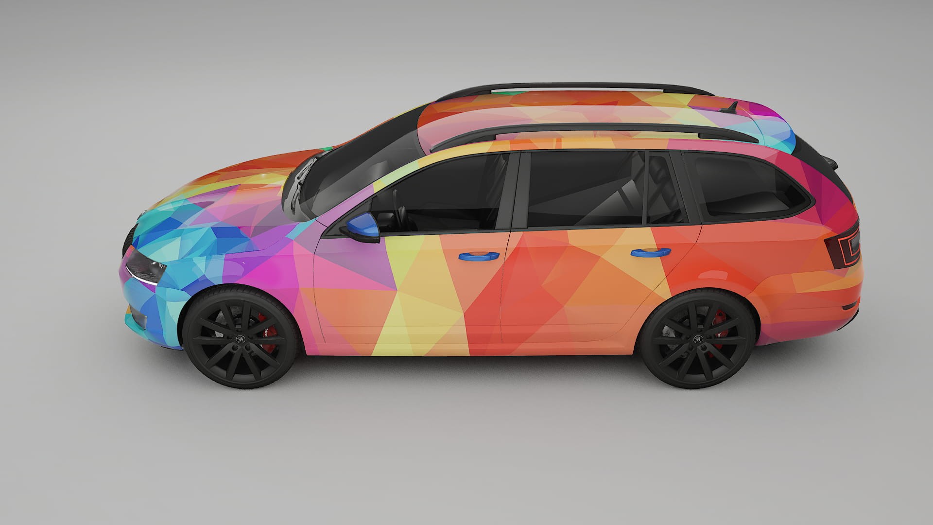 Škoda Octavia combi 5E VECTOR VIBE – Kit Wrap PPF Personalizzato in Pellicola Poliuretanica Stampabile